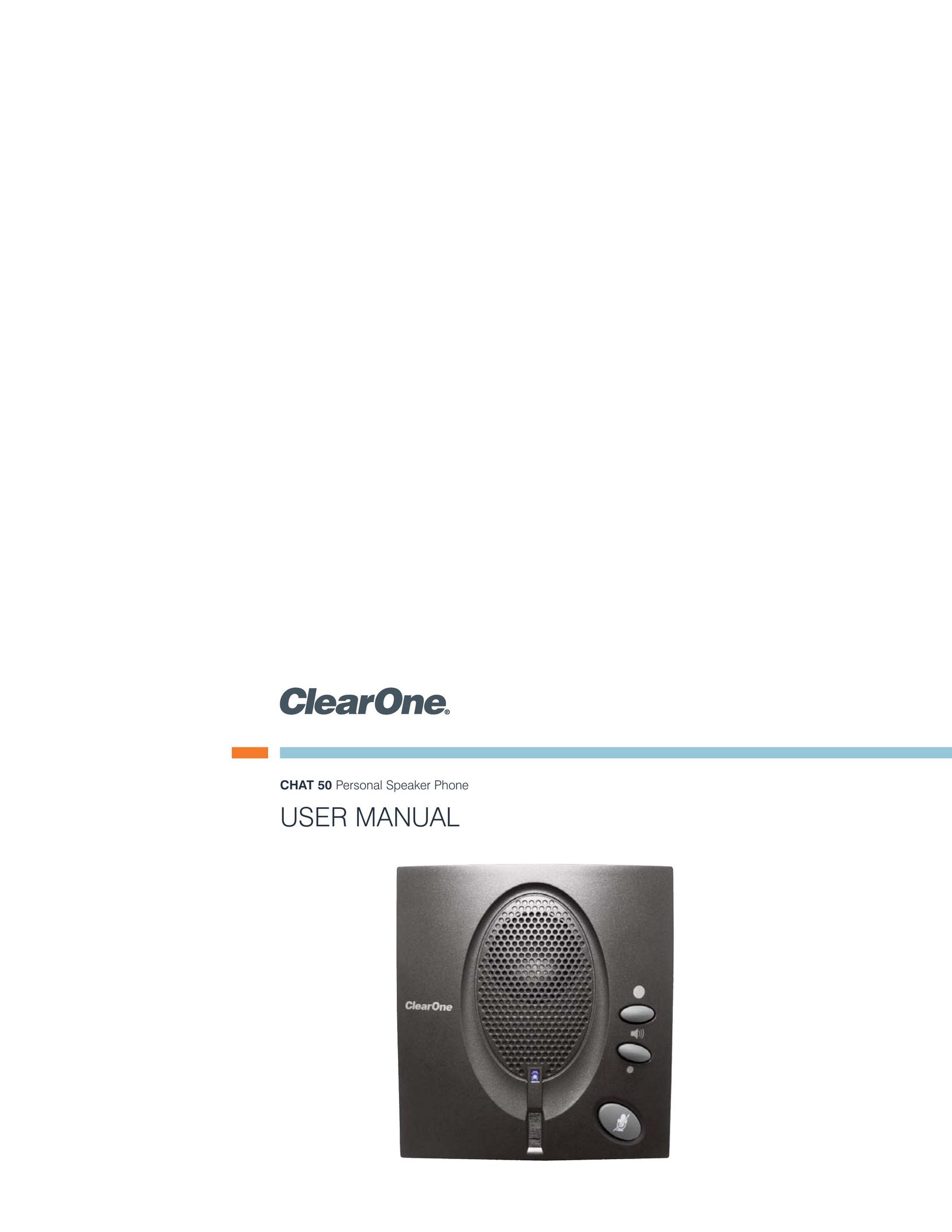 ClearOne comm 50 Conference Phone User Manual