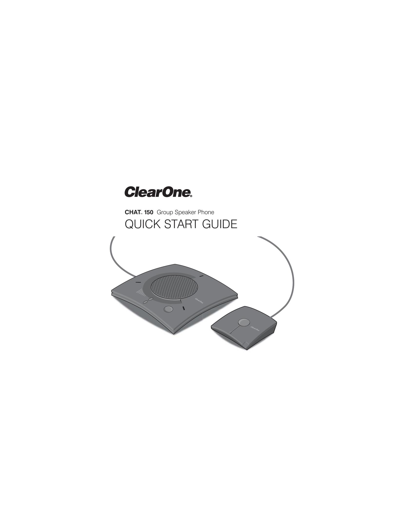 ClearOne comm CHATTM 150 Conference Phone User Manual