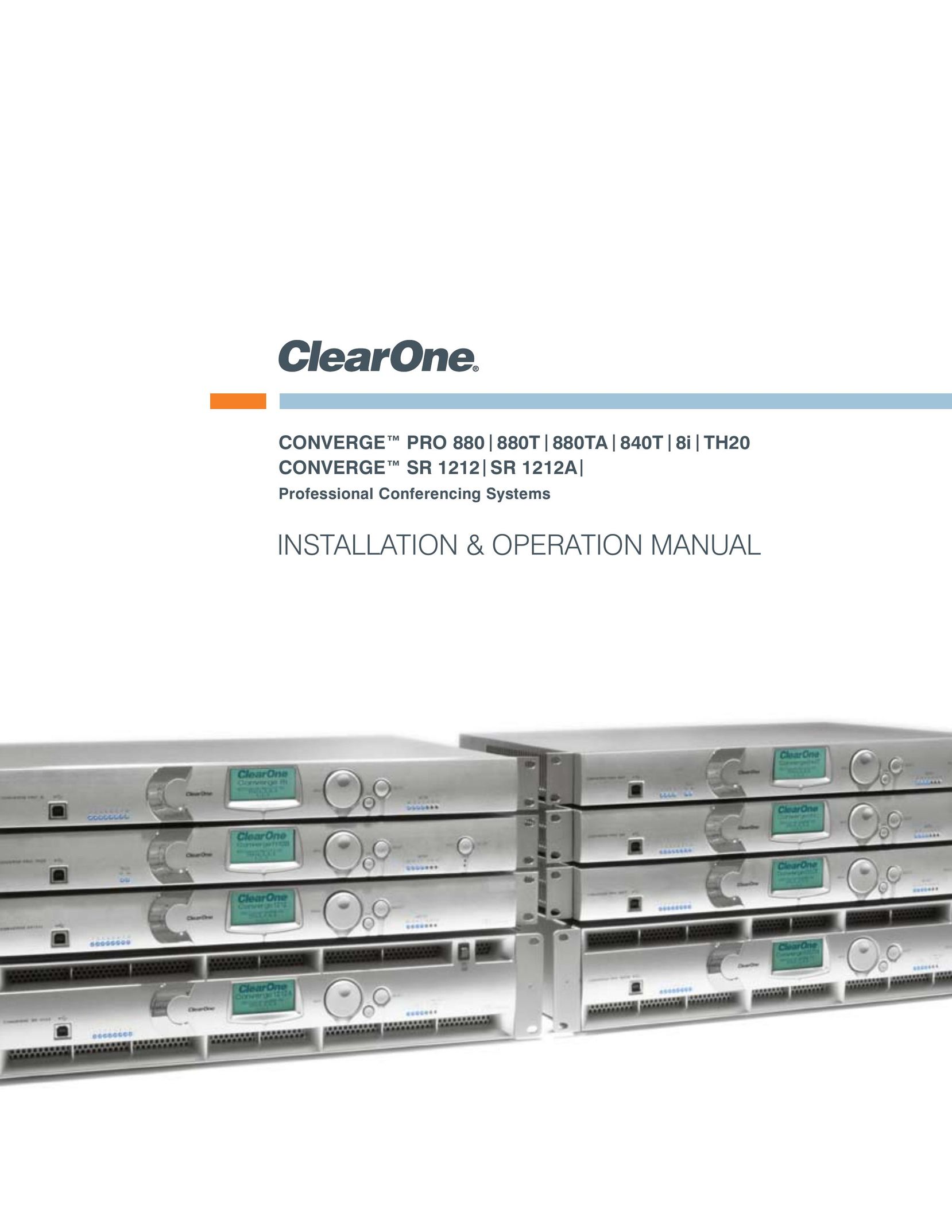 ClearOne comm SR 1212 Conference Phone User Manual