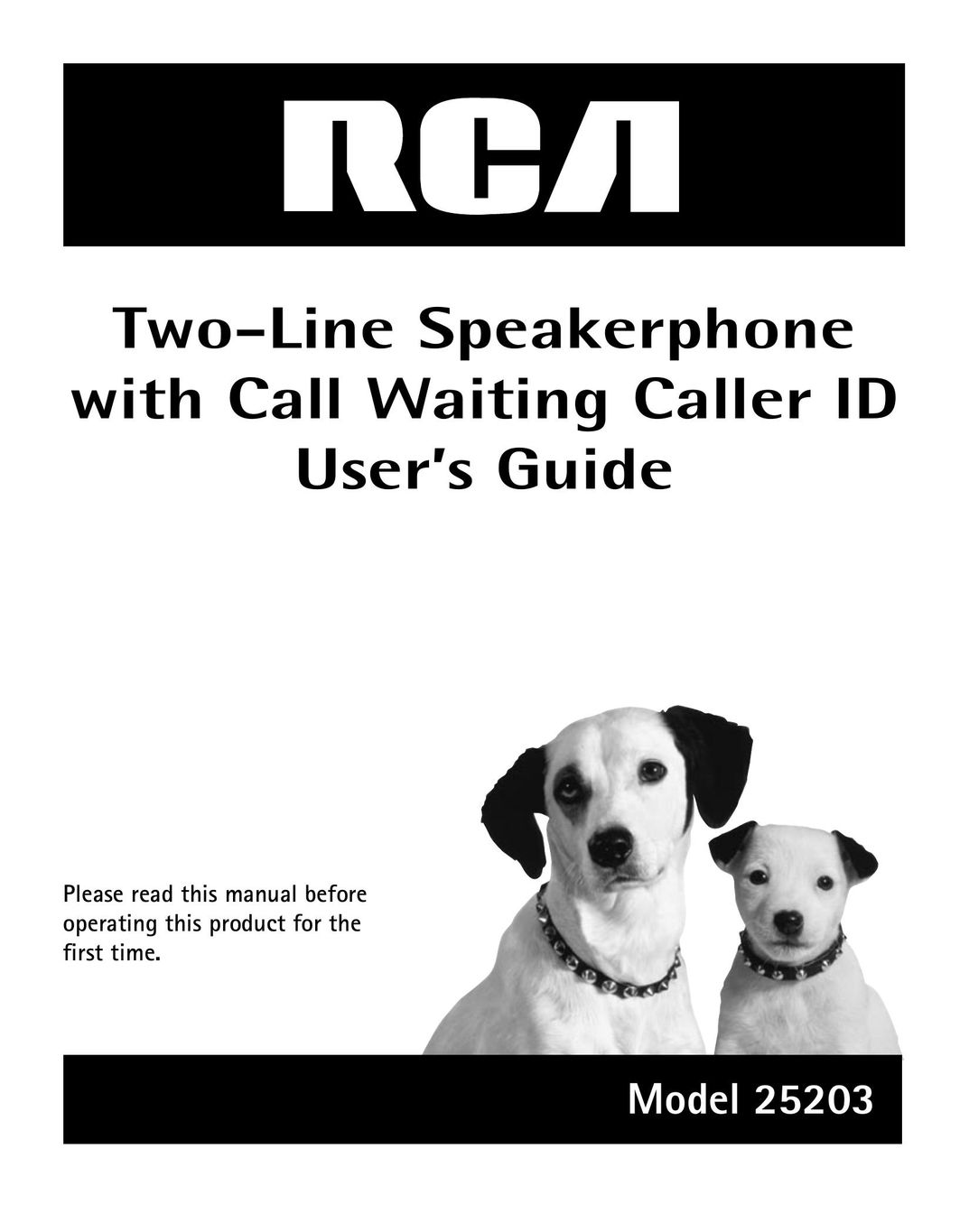 GE 25203 Conference Phone User Manual
