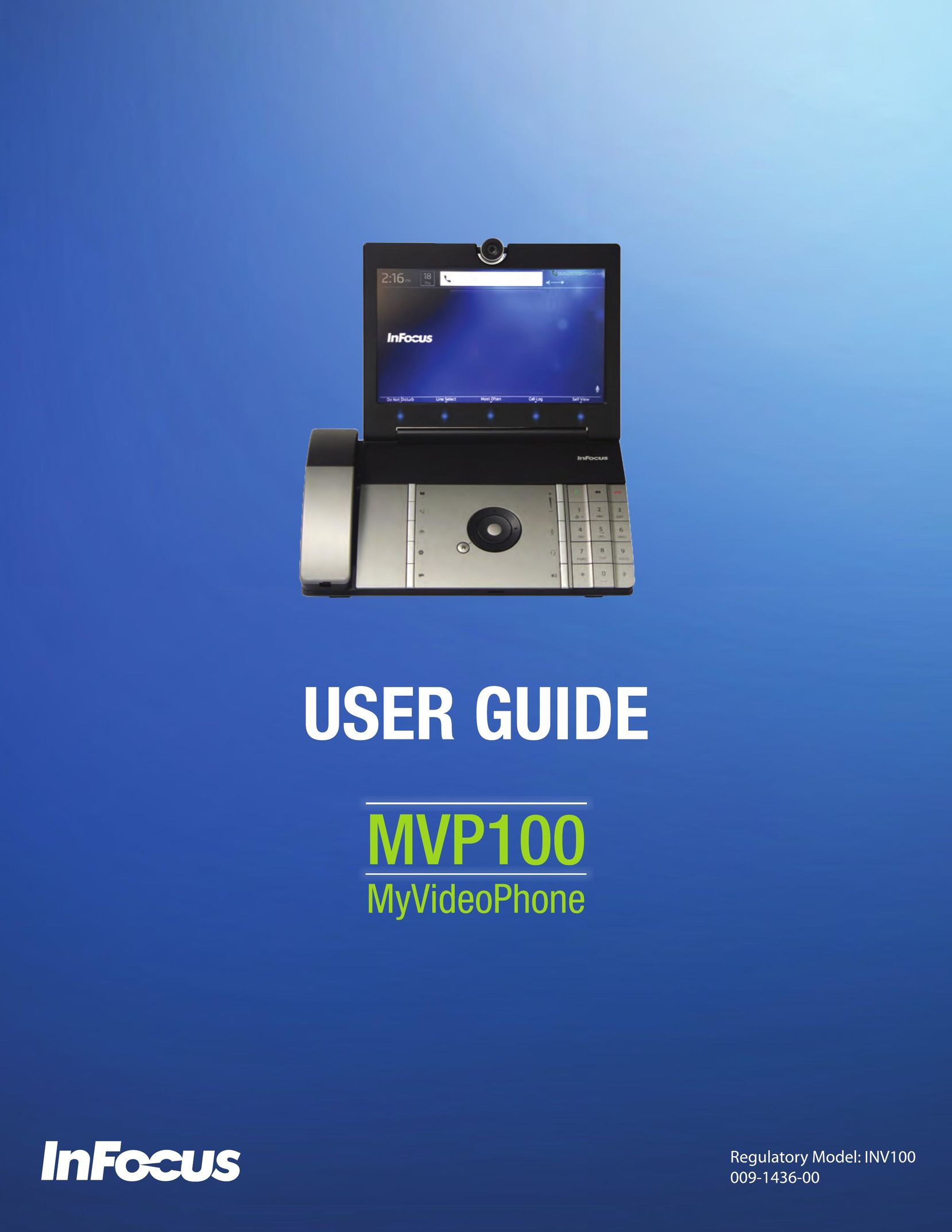 InFocus MVP100 Conference Phone User Manual