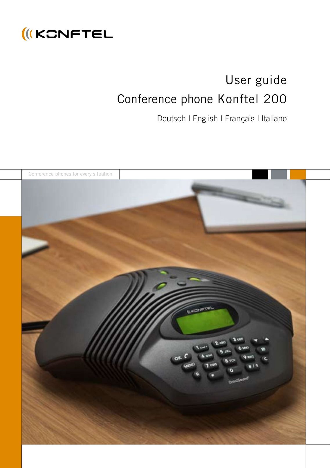 Konftel 200 Conference Phone User Manual