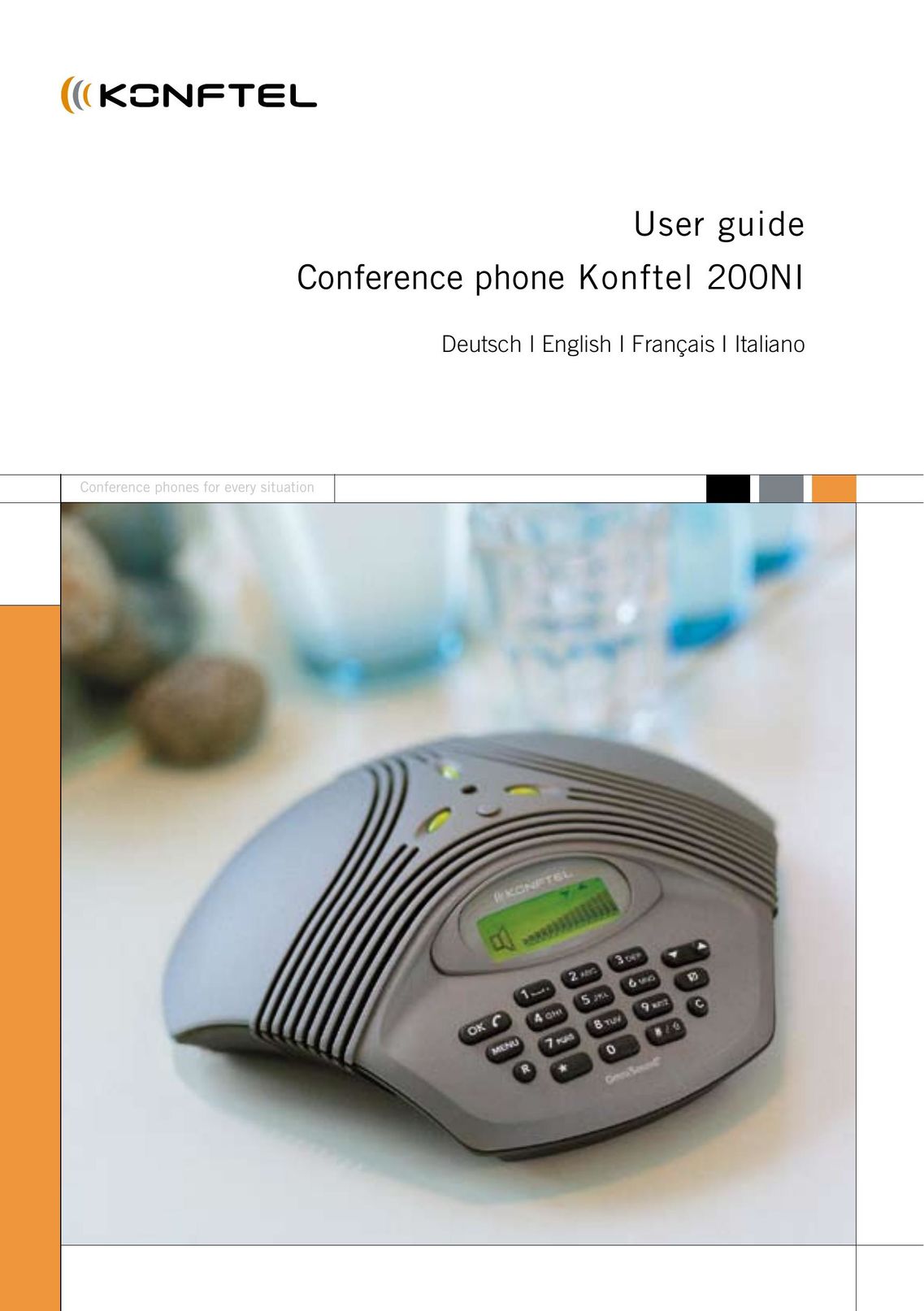 Konftel 200NI Conference Phone User Manual