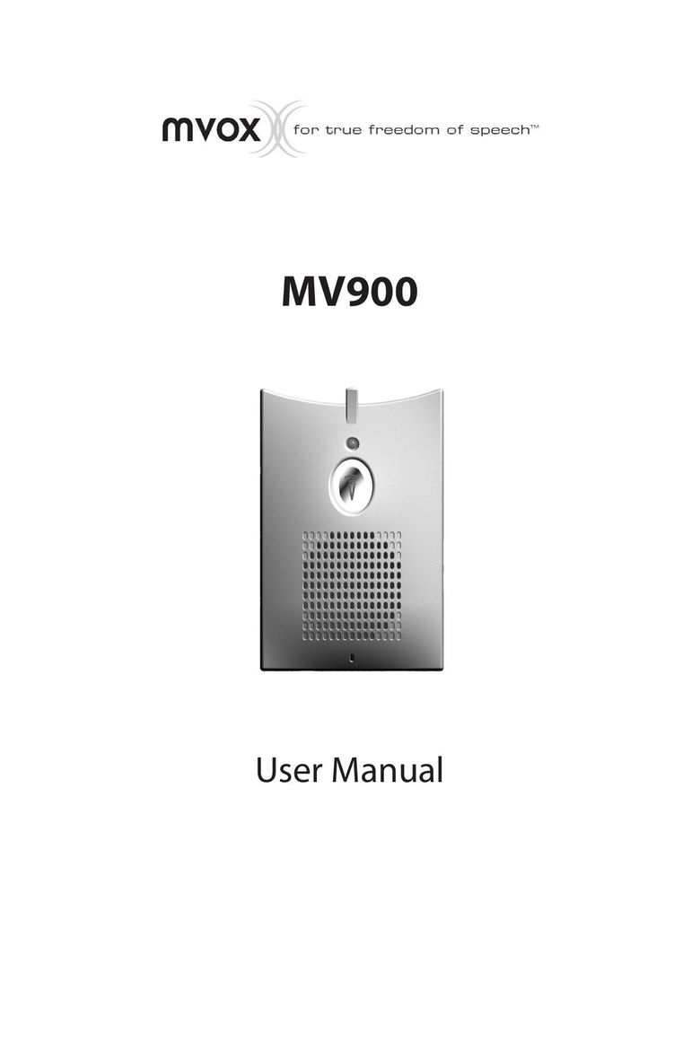 MVOX electronic MV900 Conference Phone User Manual