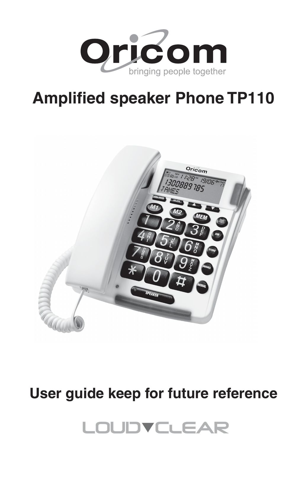 Oricom TP110 Conference Phone User Manual