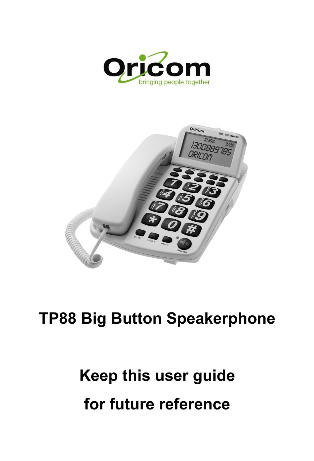 Oricom TP88 Conference Phone User Manual