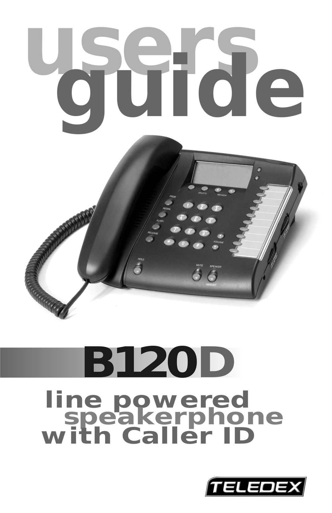 Teledex B120D Conference Phone User Manual