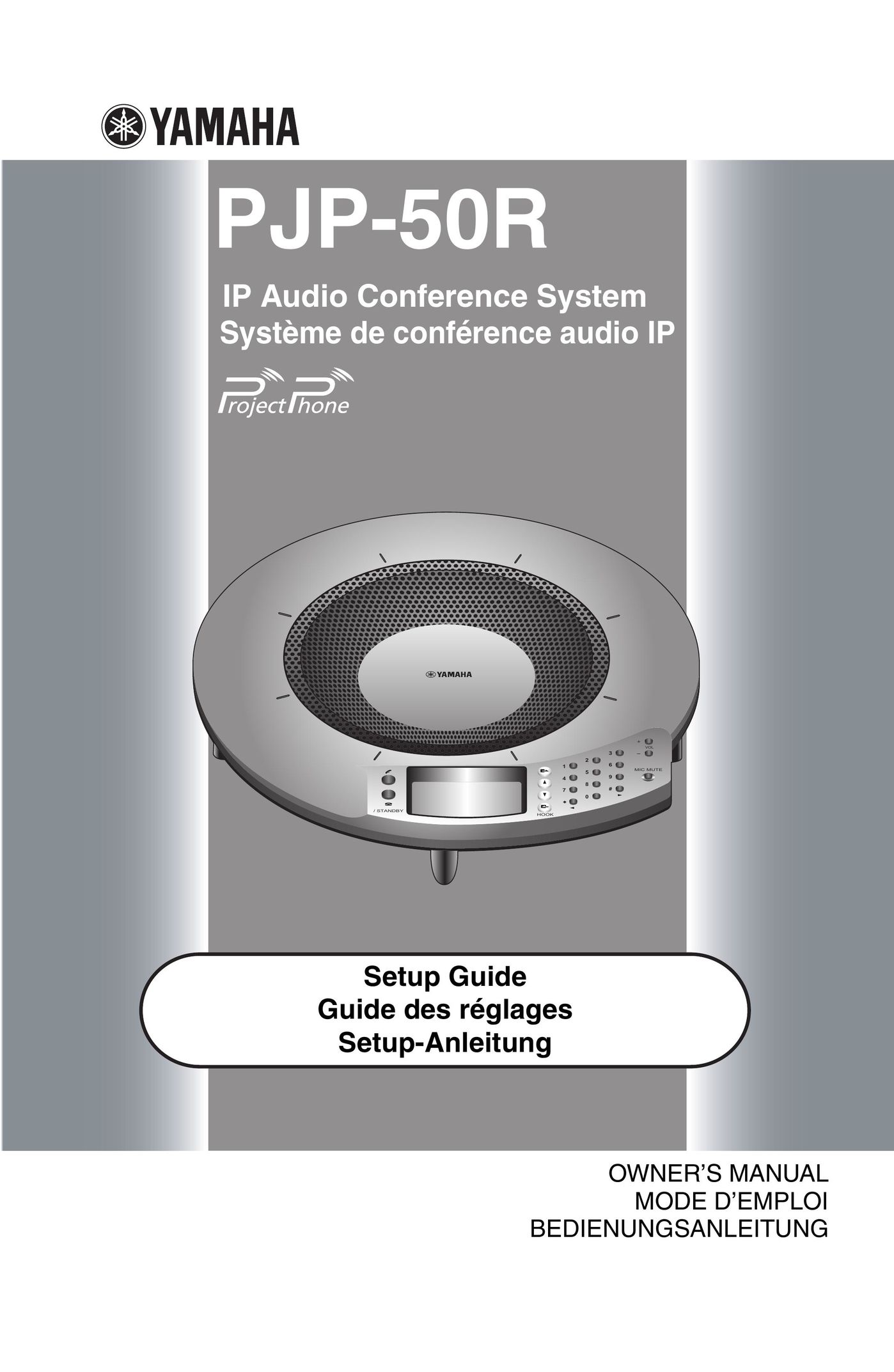 Yamaha PJP-50R Conference Phone User Manual