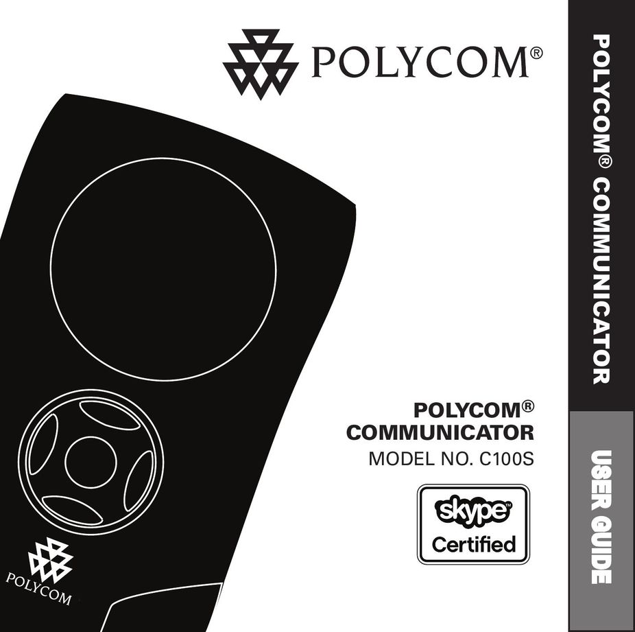 Polycom C100S Corded Headset User Manual