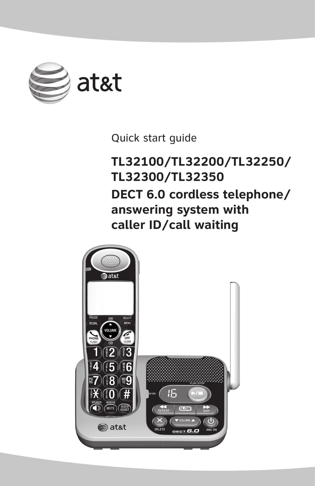 A & T International TL32200 Cordless Telephone User Manual