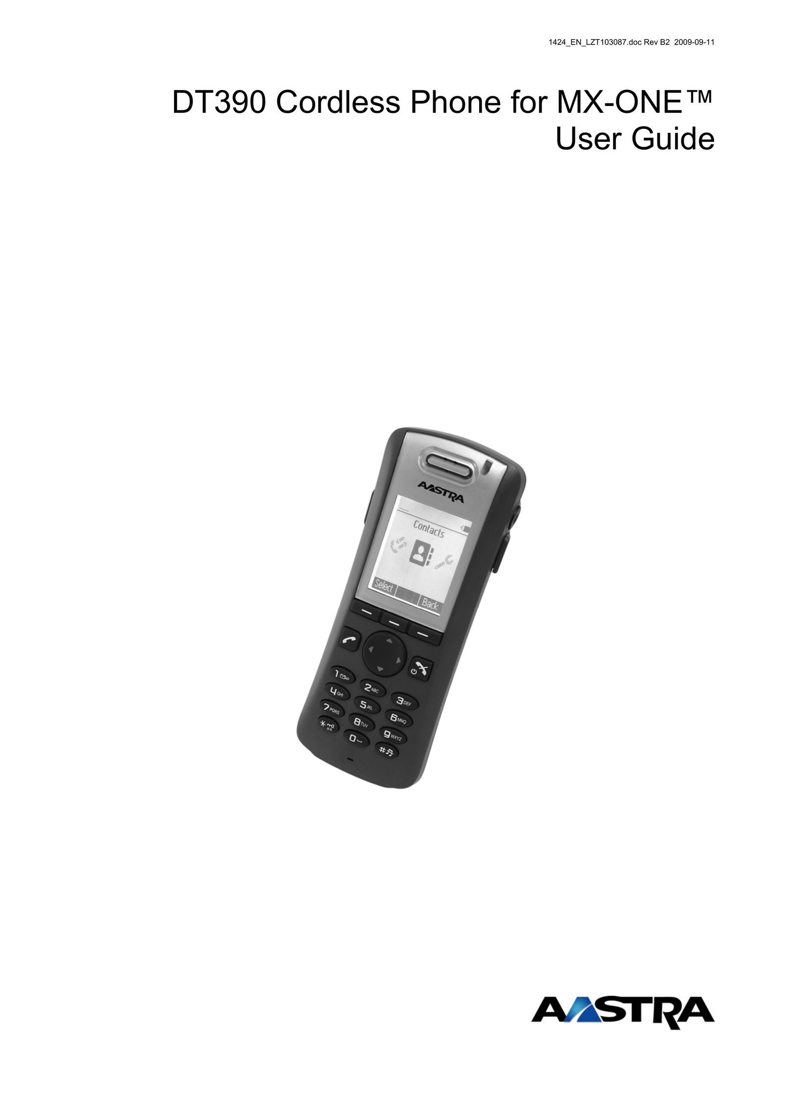 Aastra Telecom DT390 Cordless Telephone User Manual