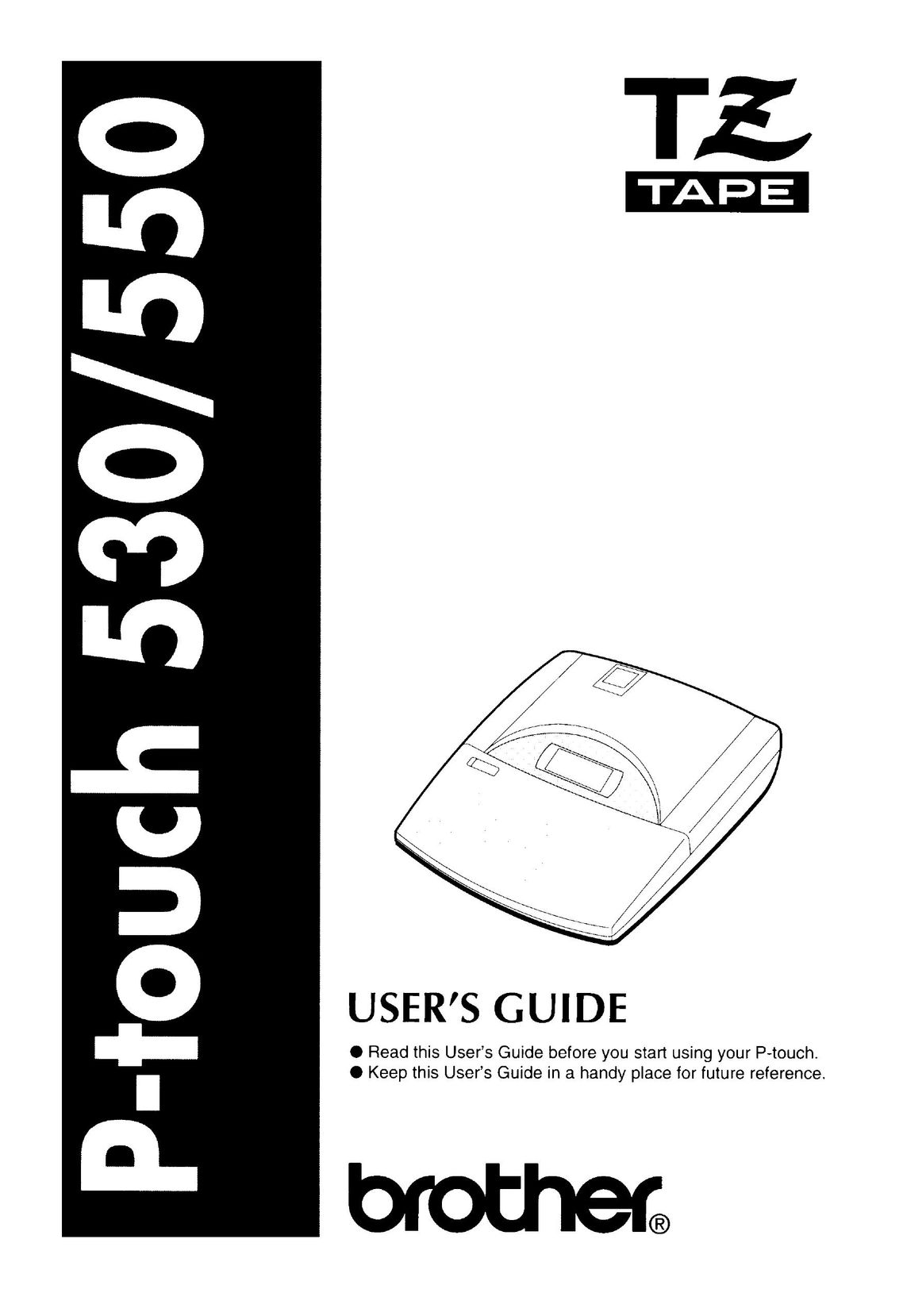 Brother P-touch 550 Cordless Telephone User Manual