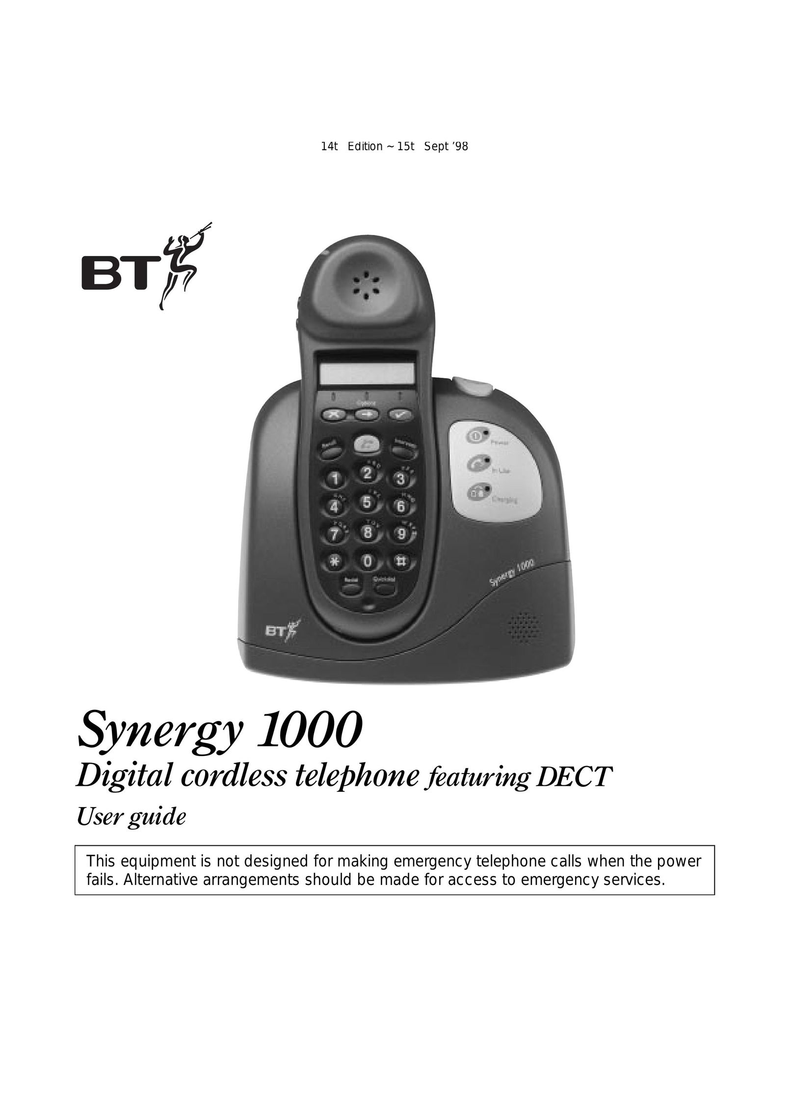 BT 1000 Cordless Telephone User Manual