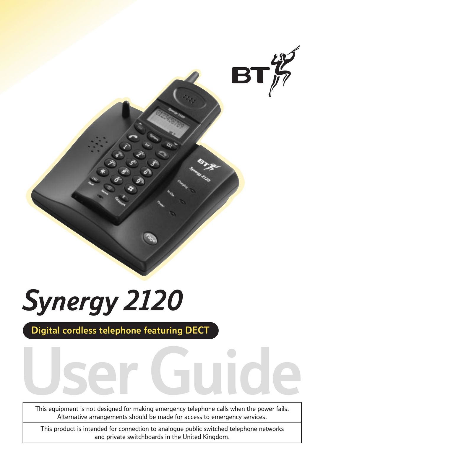 BT 2120 Cordless Telephone User Manual