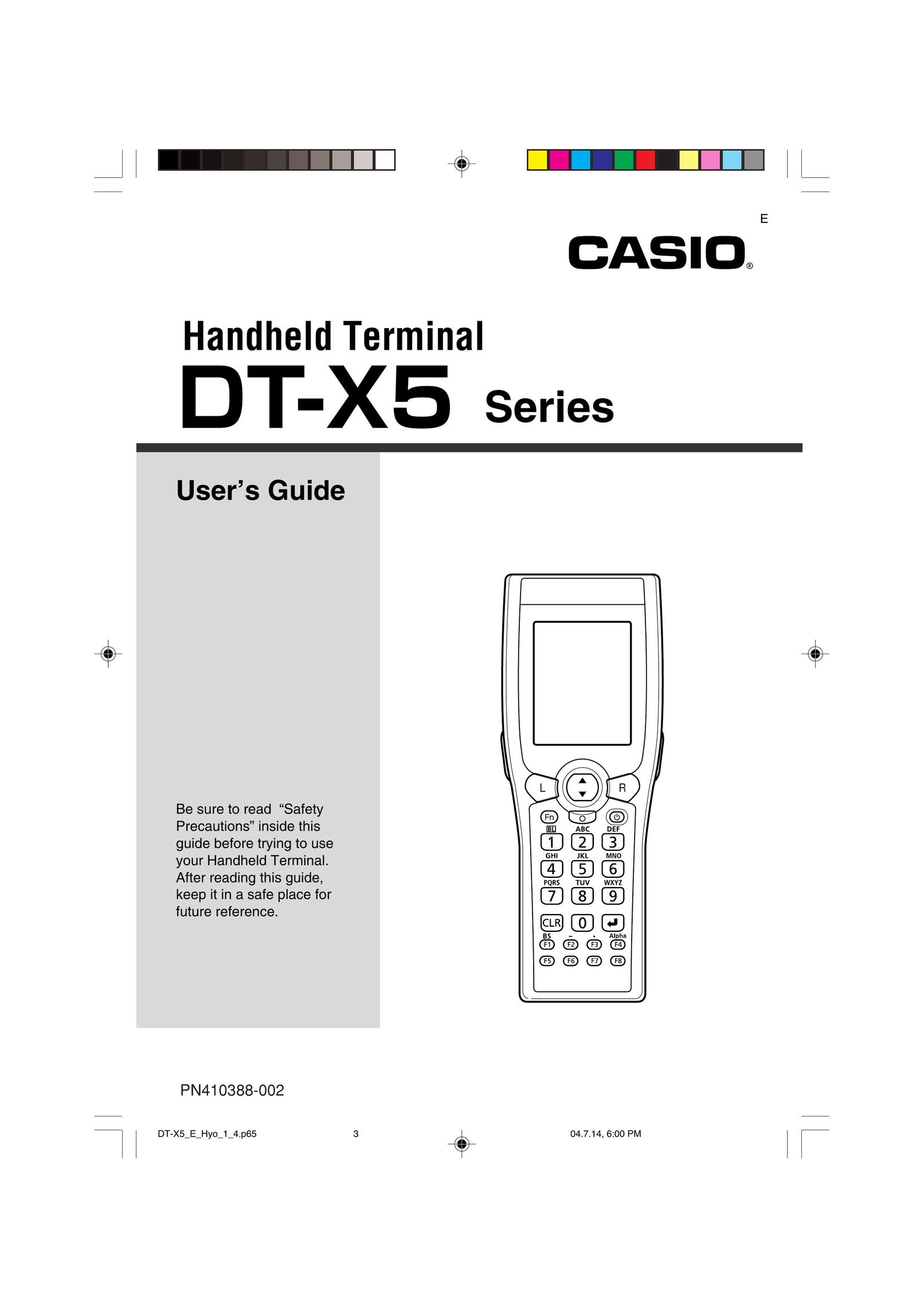 Casio DT-X5 Series Cordless Telephone User Manual