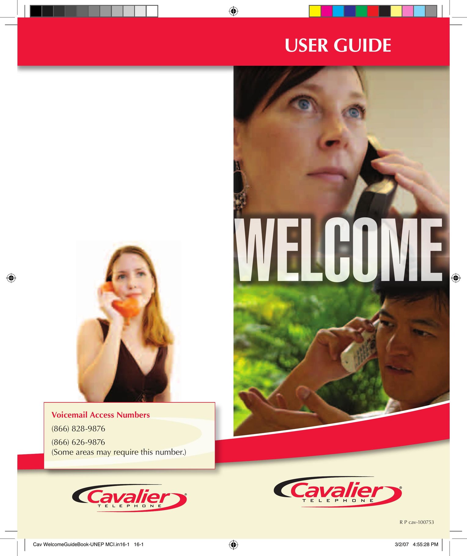 Cavalier cav-100753 Cordless Telephone User Manual