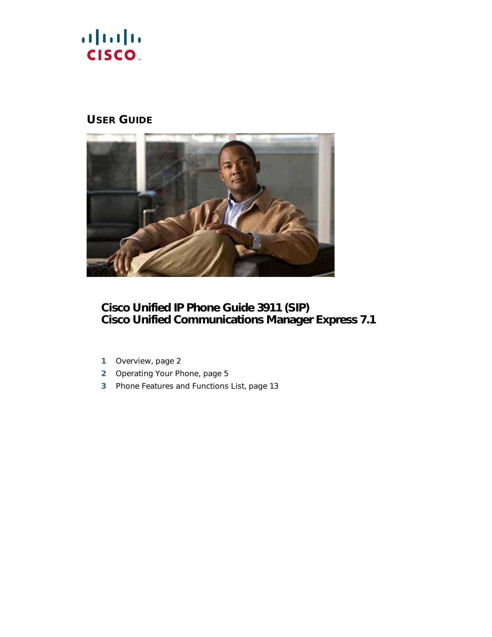 Cisco Systems 3911 Cordless Telephone User Manual
