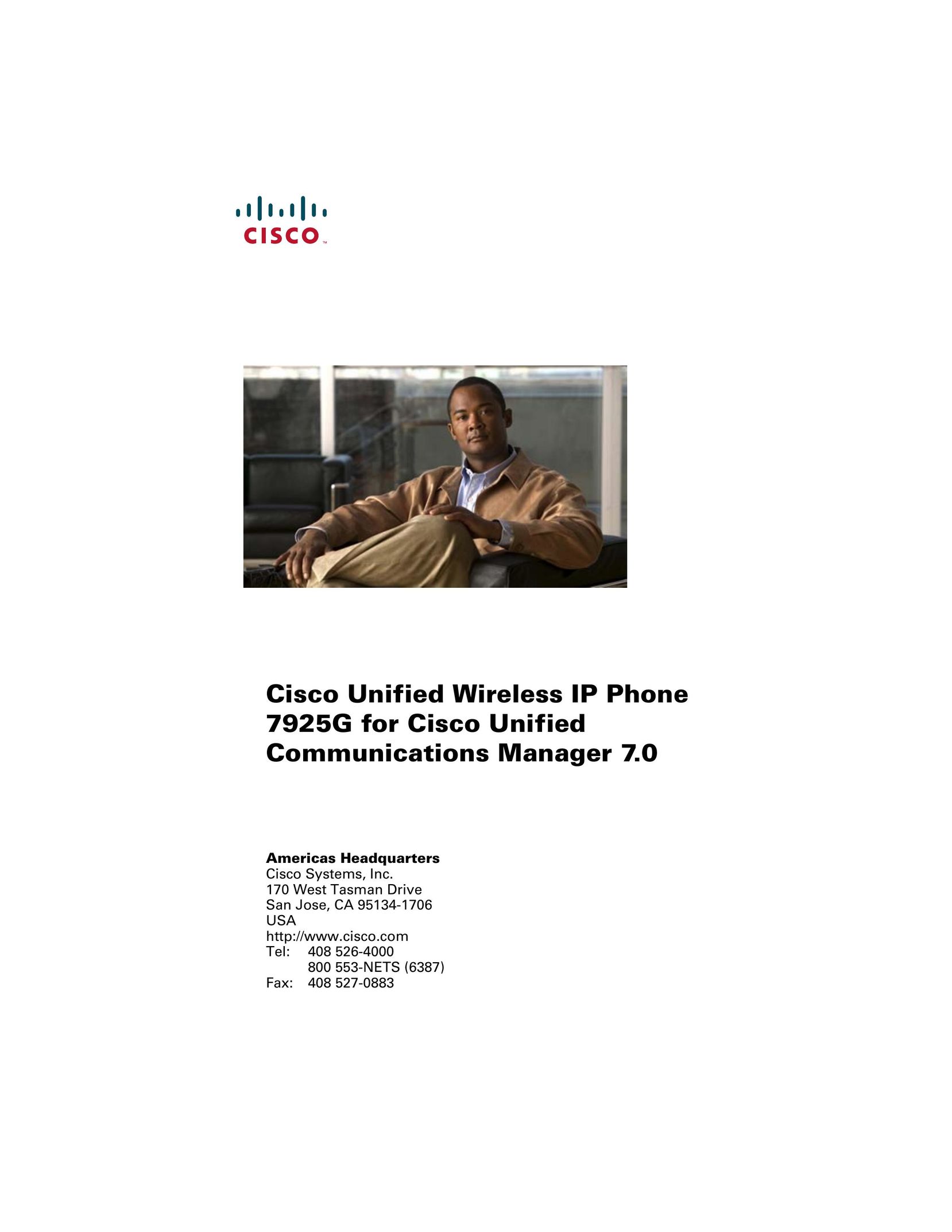 Cisco Systems 7925G Cordless Telephone User Manual