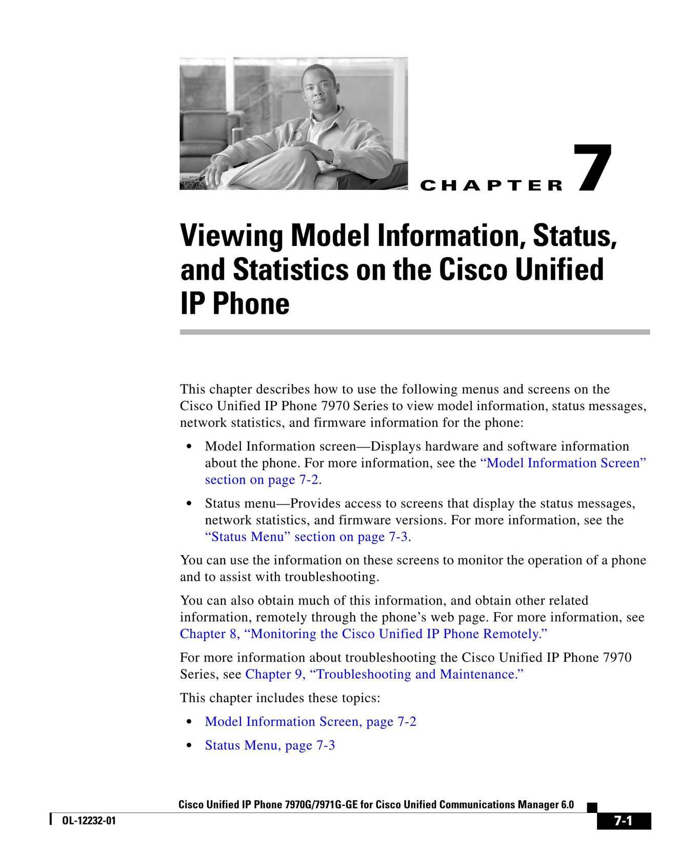Cisco Systems 7971G-GE Cordless Telephone User Manual