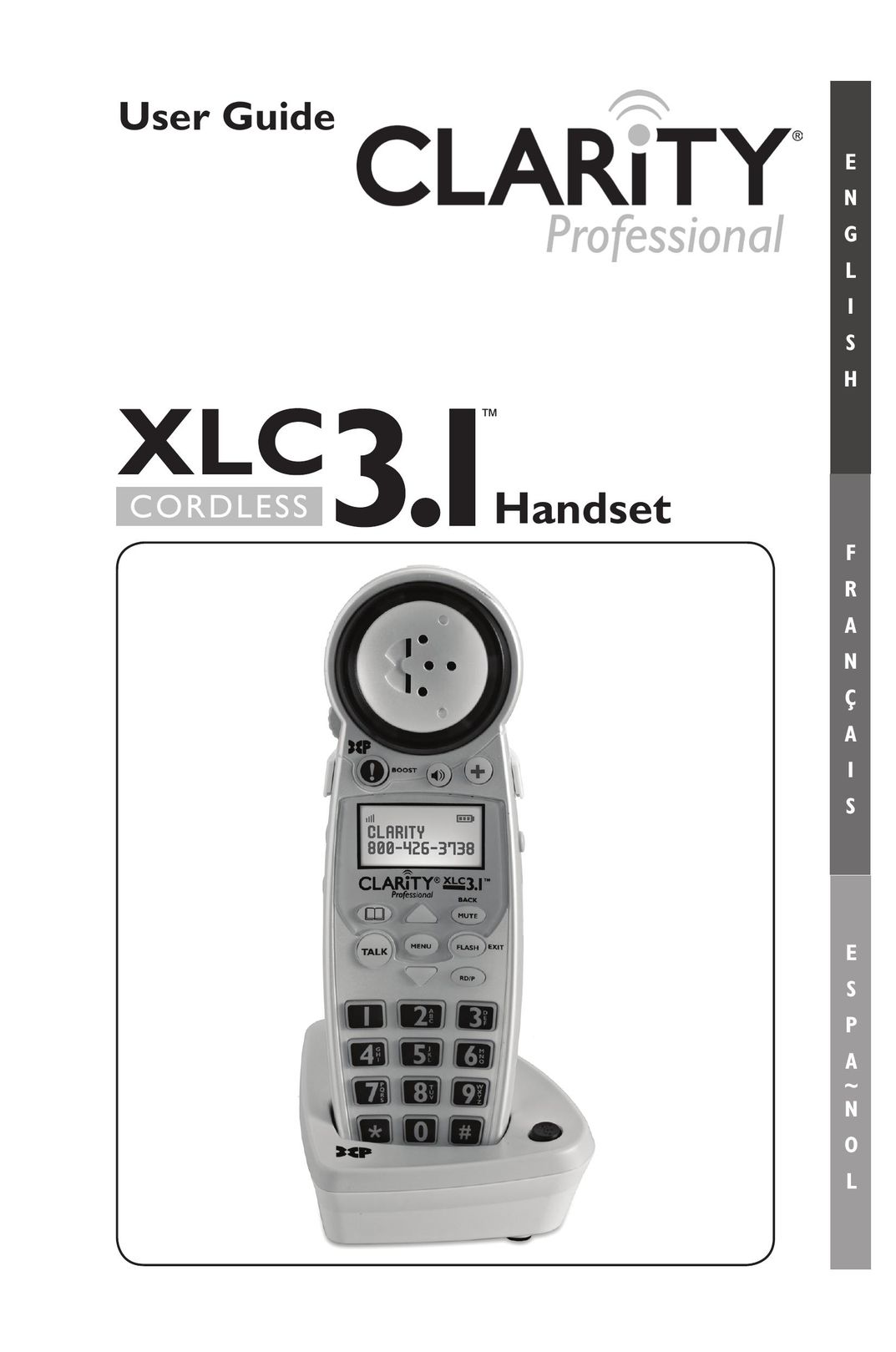 Clarity XLC 3.1 Cordless Telephone User Manual