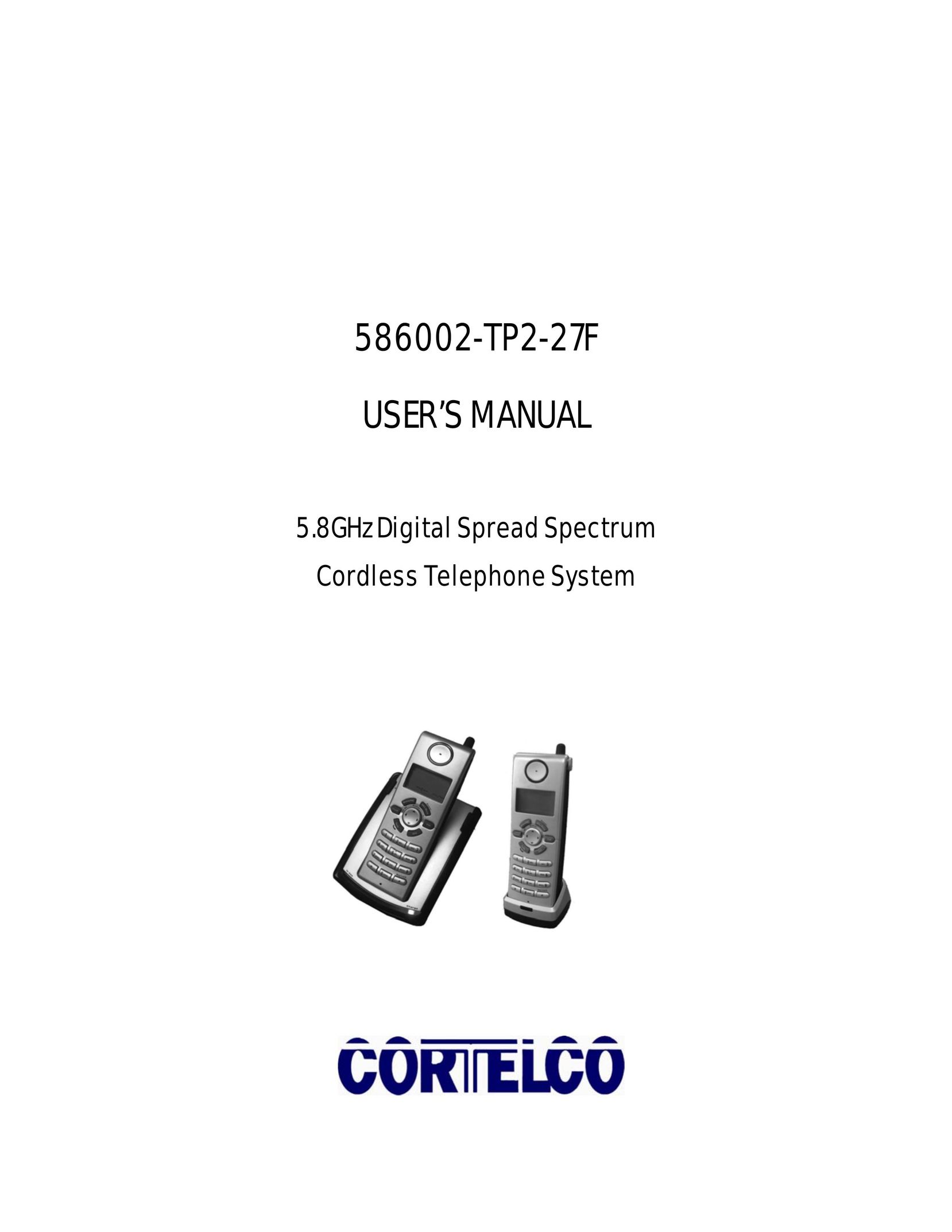 Cortelco 586002-TP2-27F Cordless Telephone User Manual