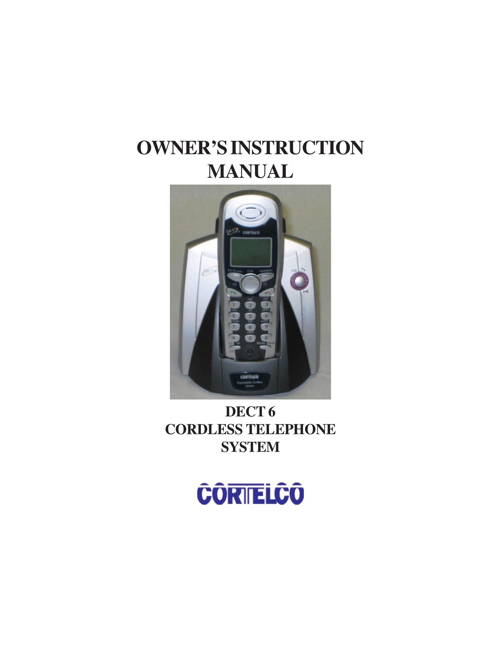 Cortelco DECT 6 Cordless Telephone User Manual
