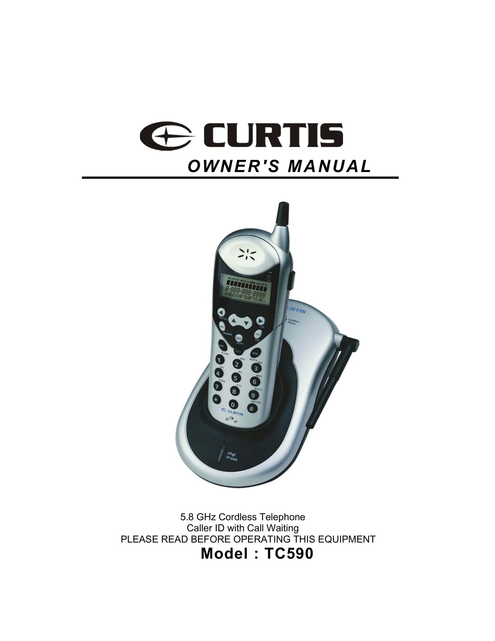 Curtis TC590 Cordless Telephone User Manual
