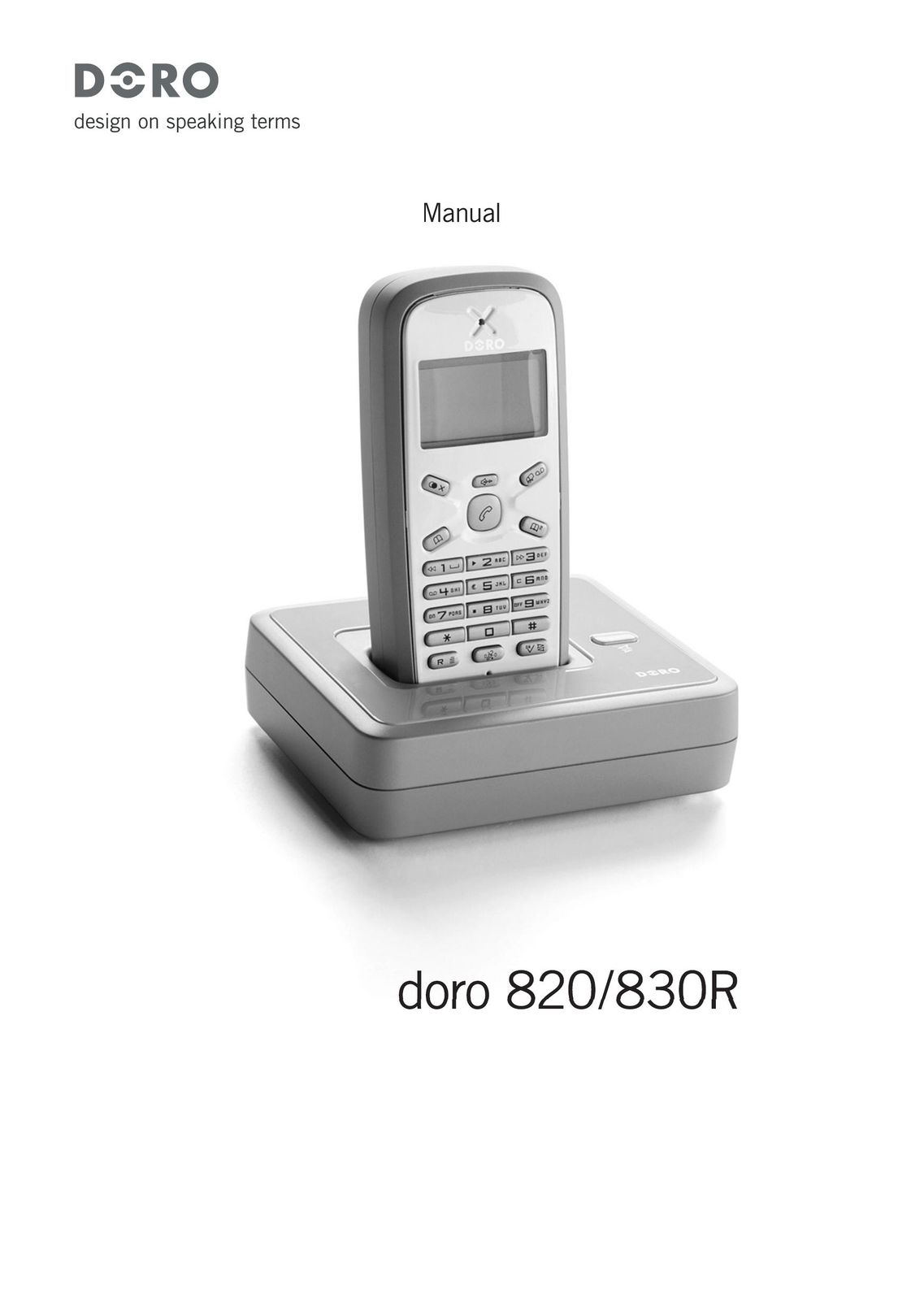 Doro 830R Cordless Telephone User Manual