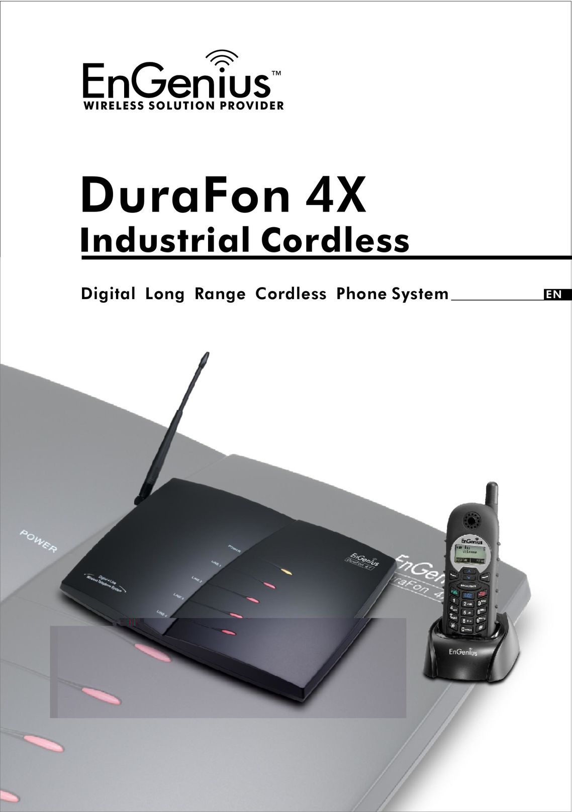 EnGenius Technologies DuraFon 4X Cordless Telephone User Manual