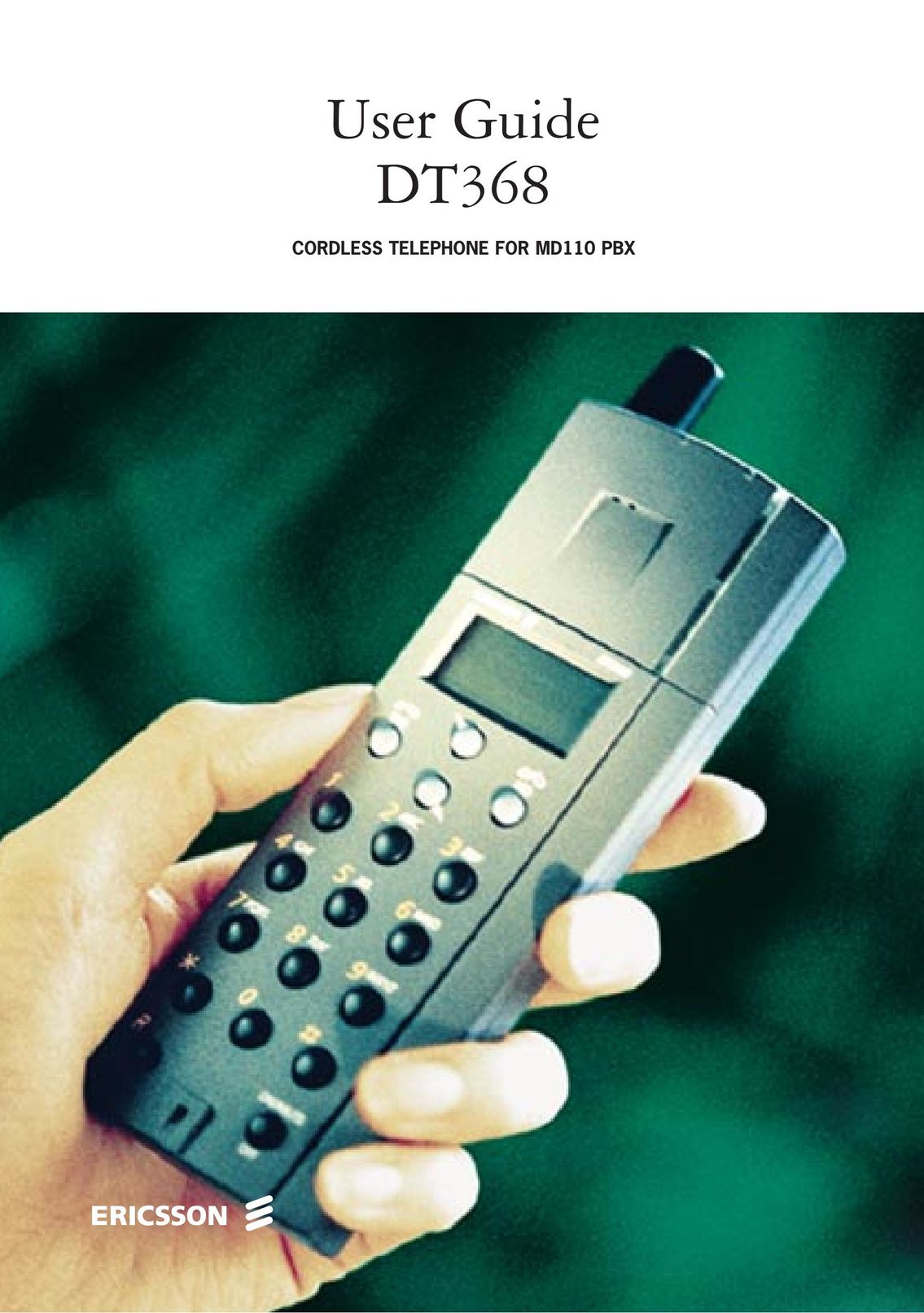 Ericsson DT368 Cordless Telephone User Manual