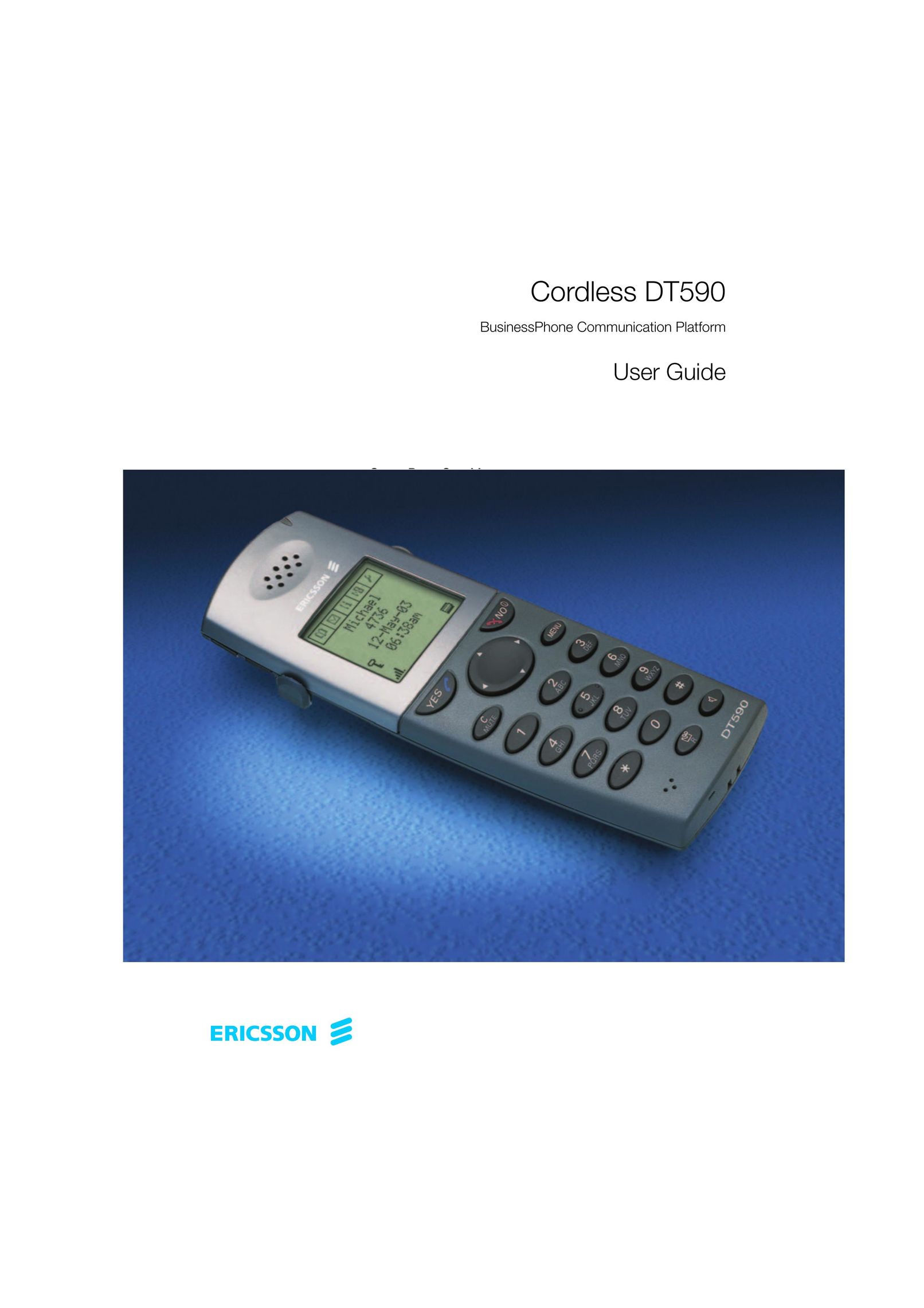 Ericsson DT590 Cordless Telephone User Manual