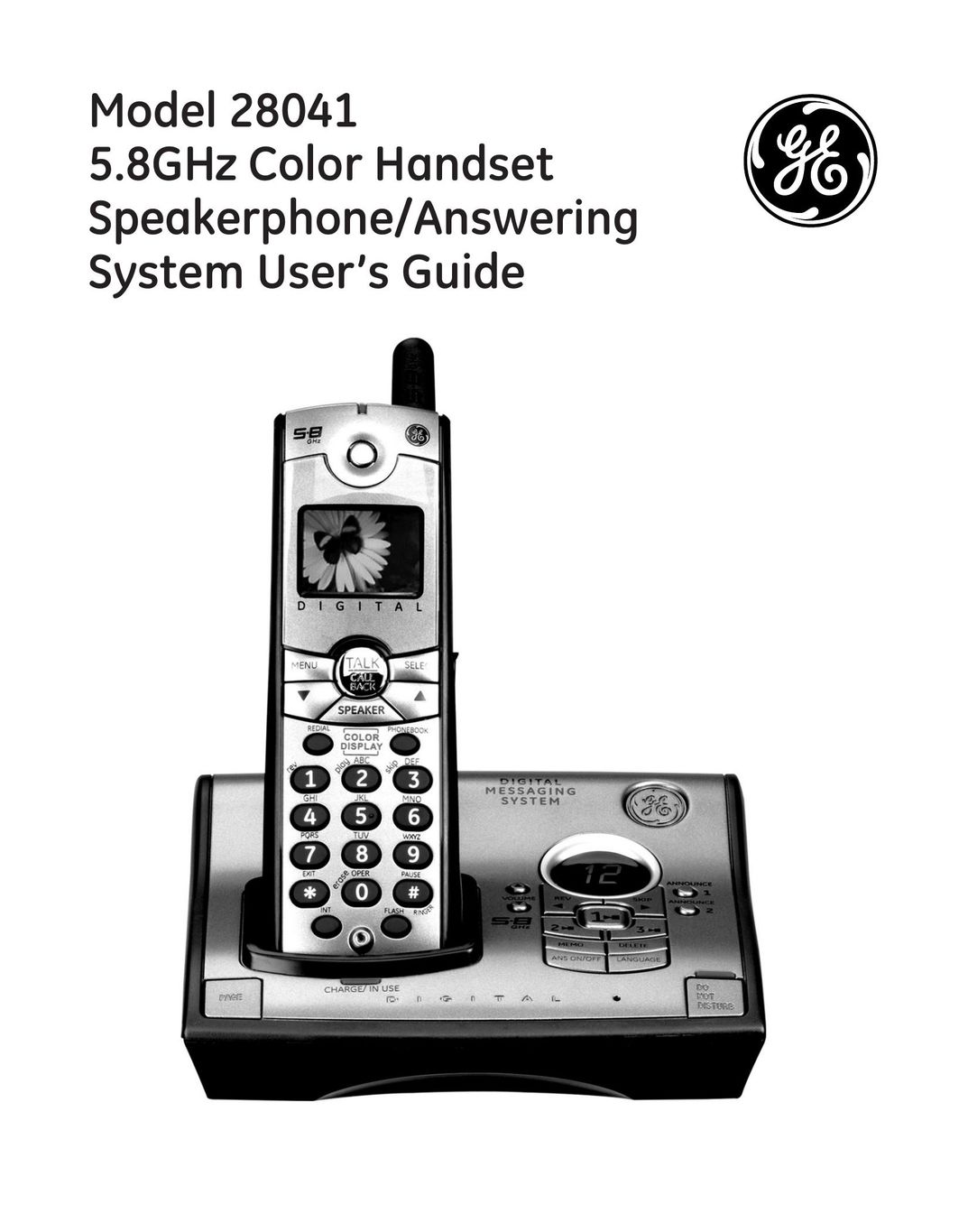 GE 00008005 Cordless Telephone User Manual