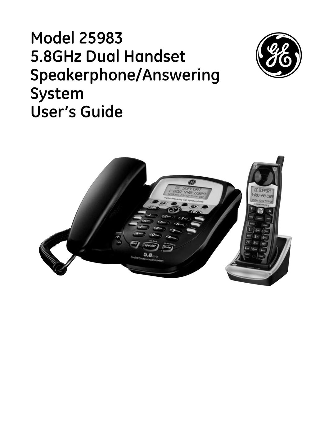 GE 00025467 Cordless Telephone User Manual