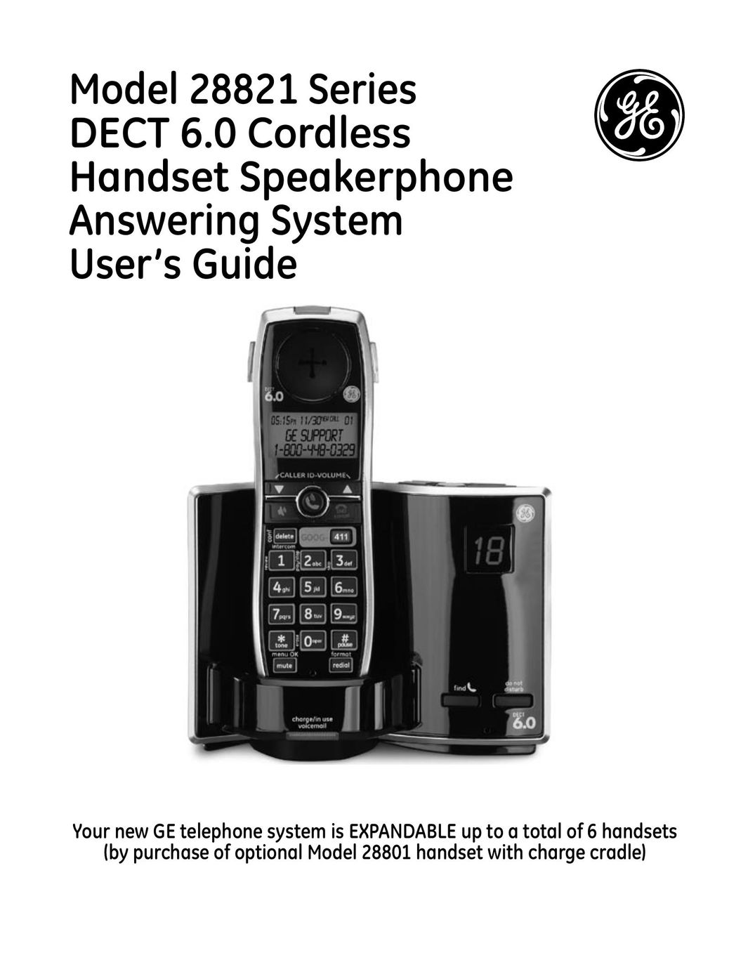 GE 0007 Cordless Telephone User Manual