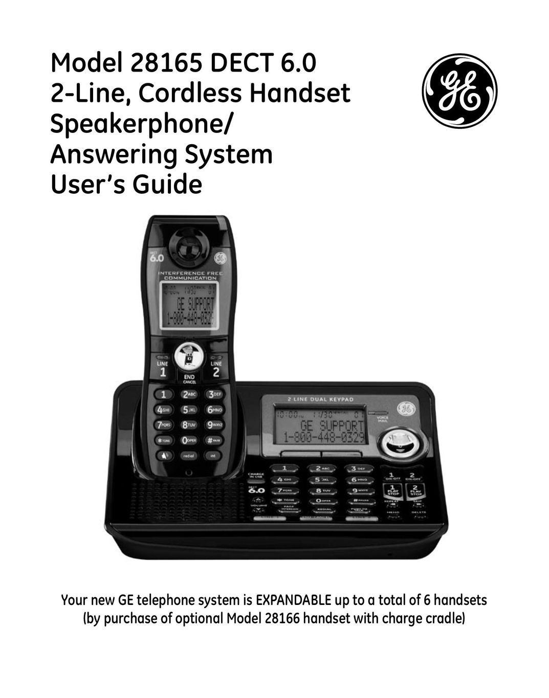 GE 0007634 Cordless Telephone User Manual