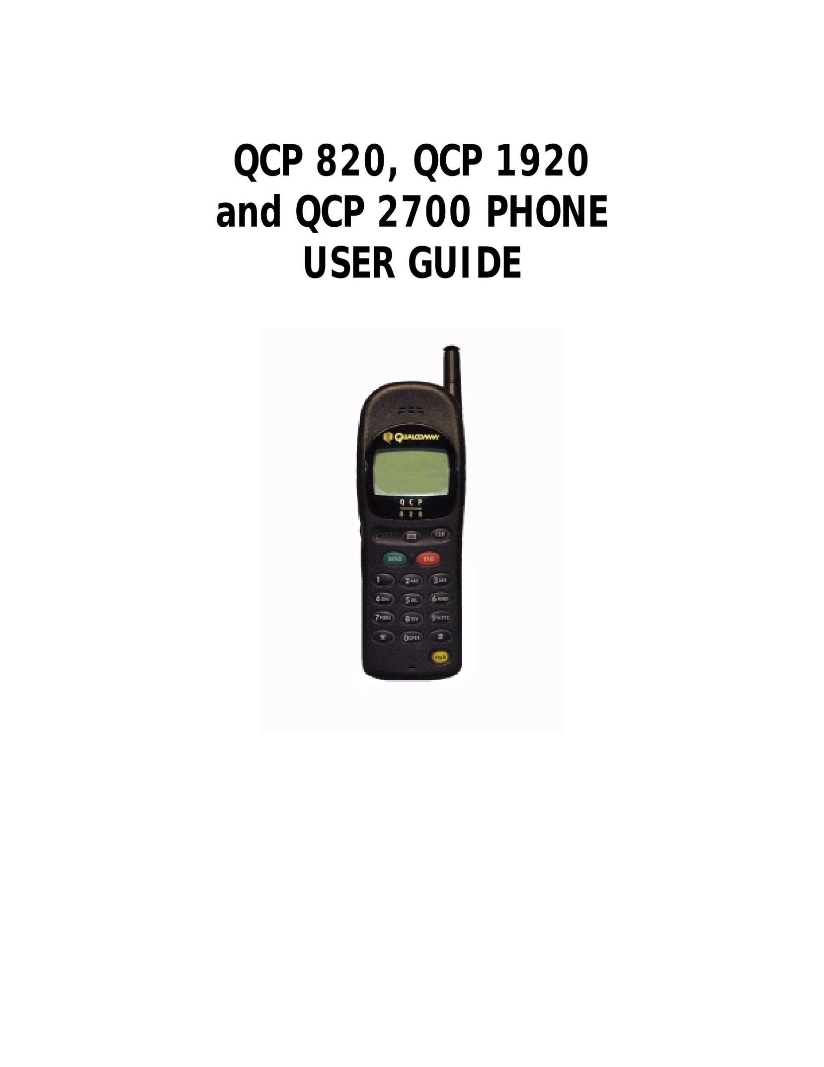 Kyocera QCP 2700 Cordless Telephone User Manual