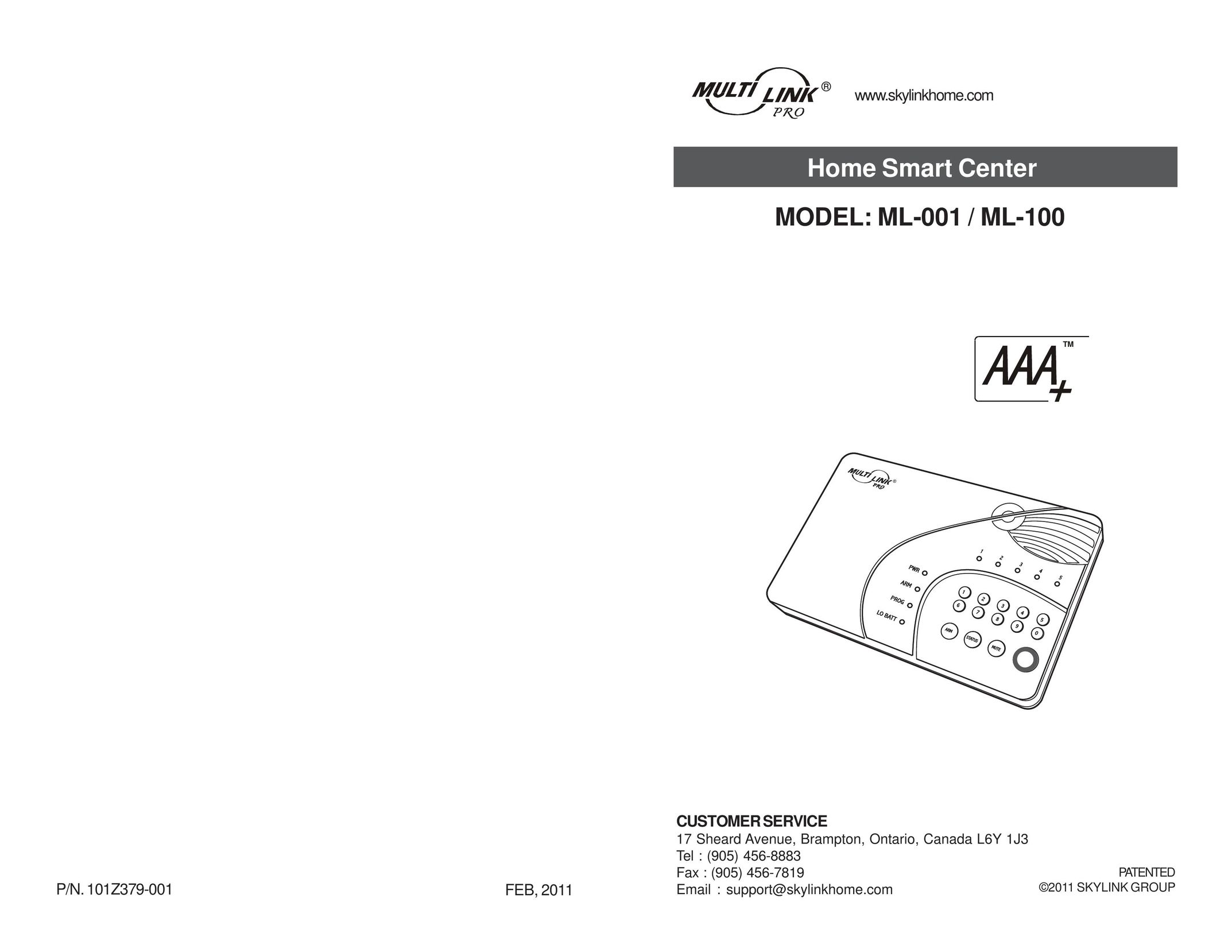 Multi-Link ML-001 Cordless Telephone User Manual