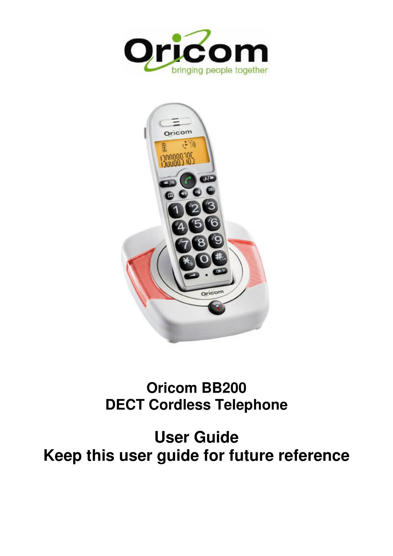 Oricom BB200 Cordless Telephone User Manual