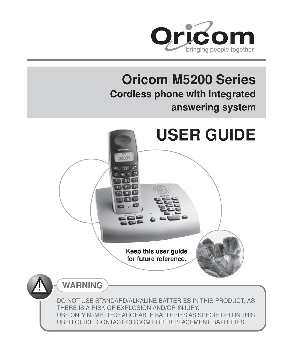 Oricom M5200 Series Cordless Telephone User Manual