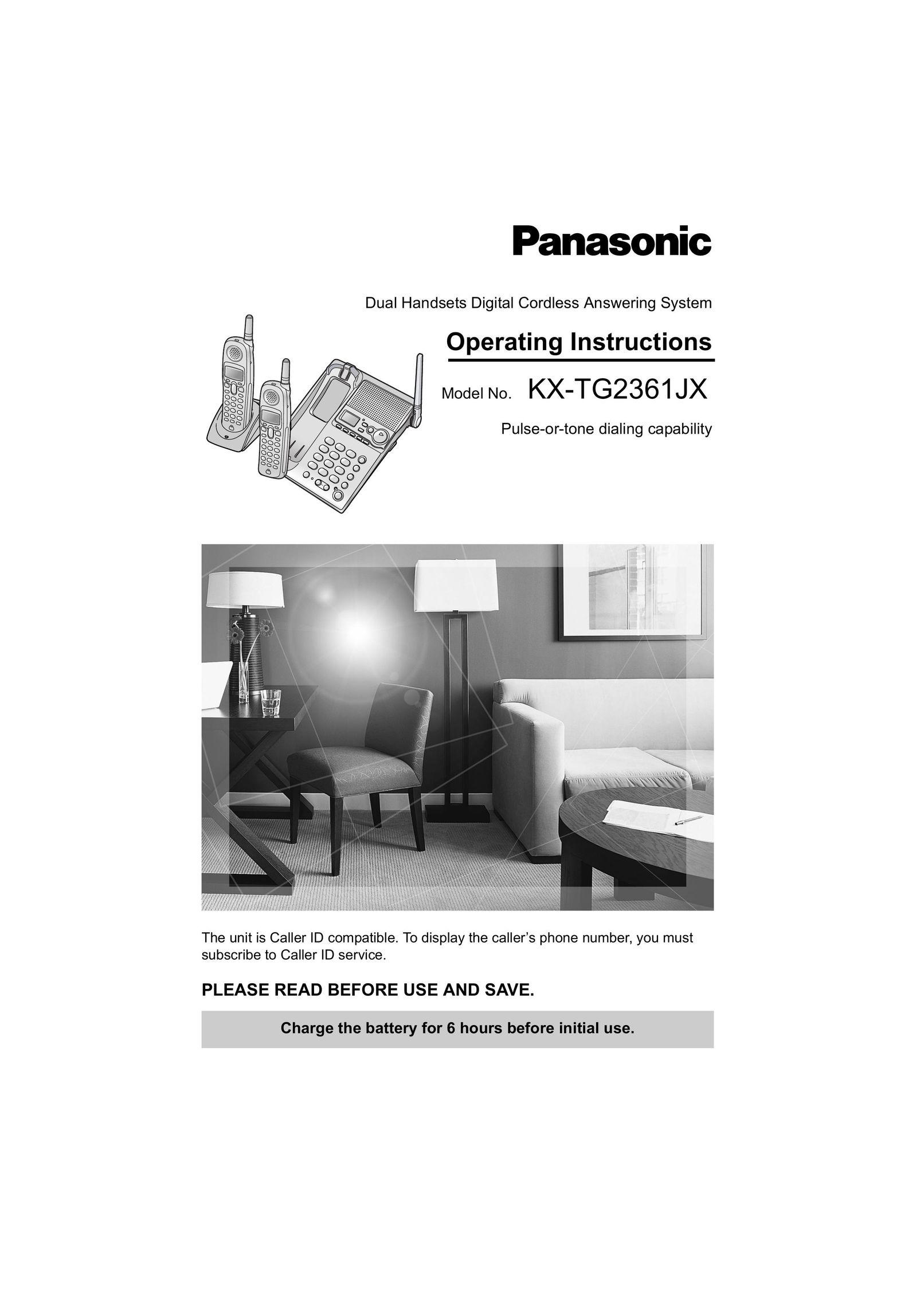 Panasonic KX-TG2361JX Cordless Telephone User Manual