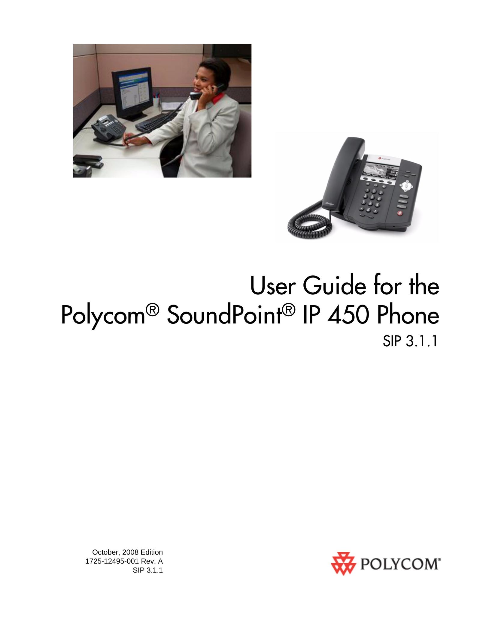 Polycom IP 450 Cordless Telephone User Manual