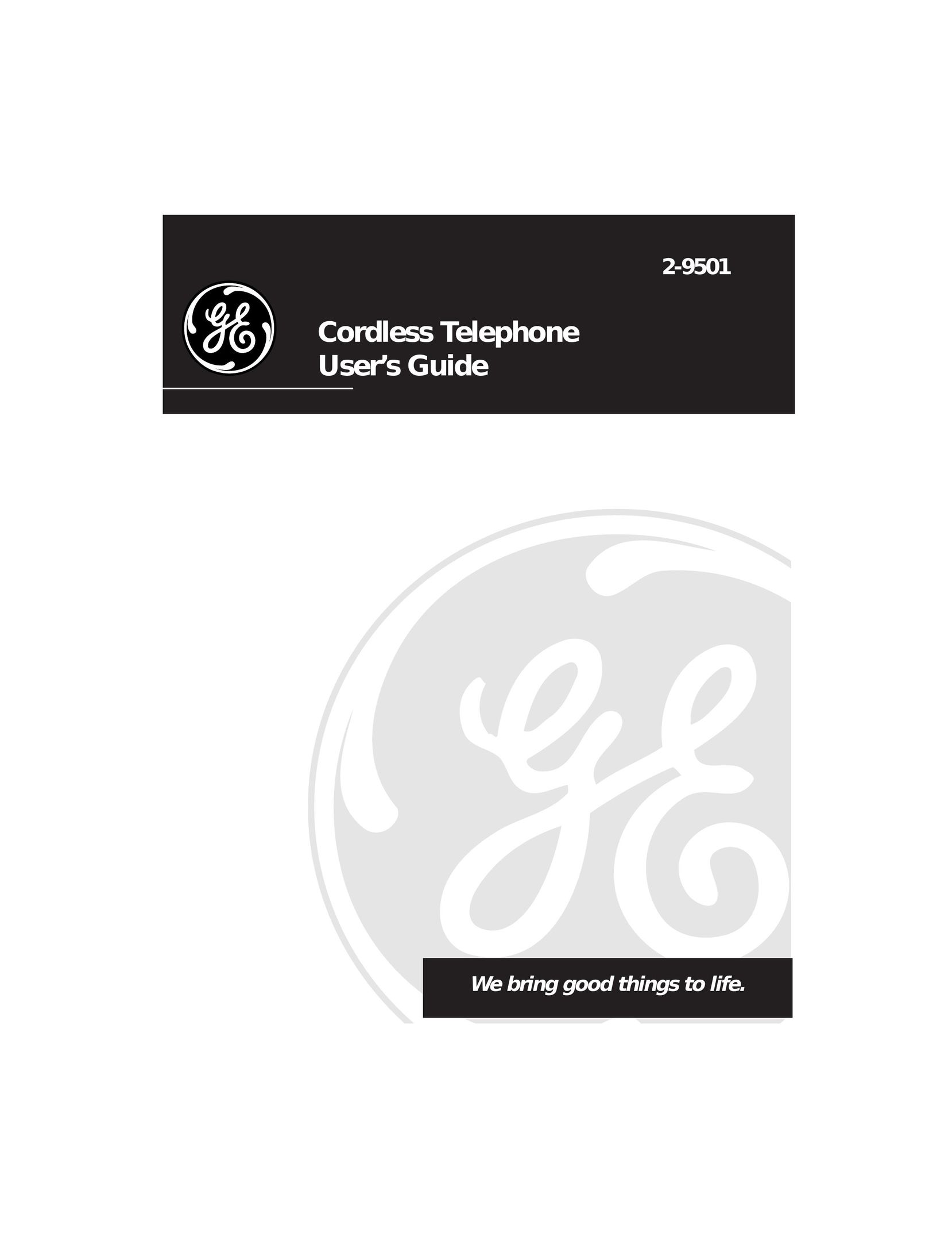 RCA 2-9501 Cordless Telephone User Manual