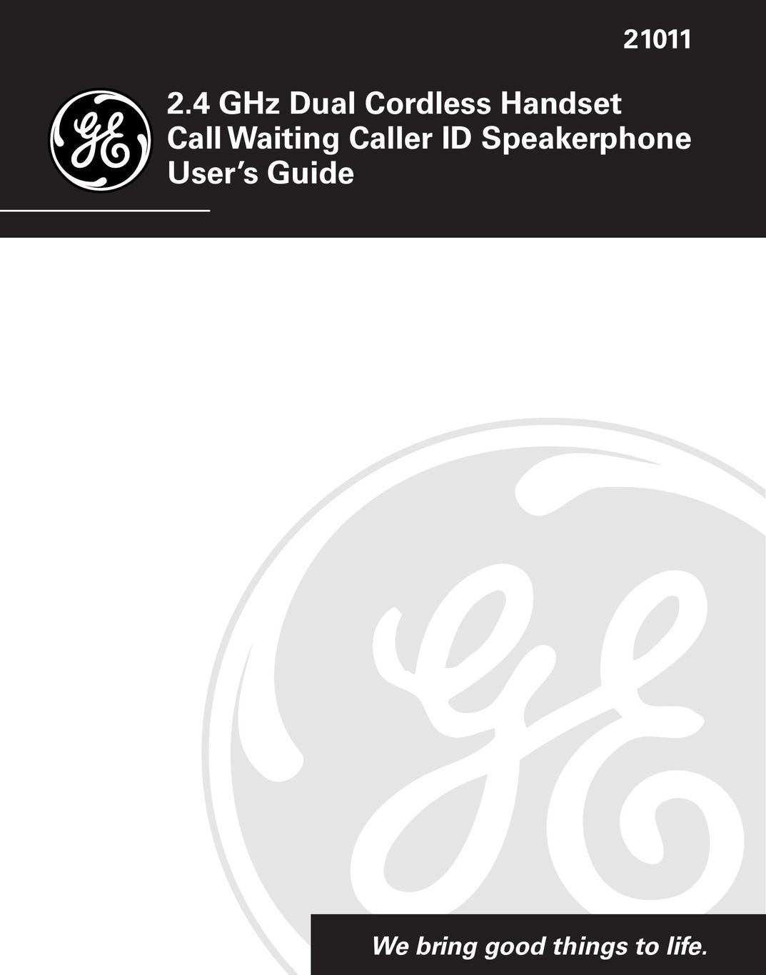 RCA 21011 Cordless Telephone User Manual