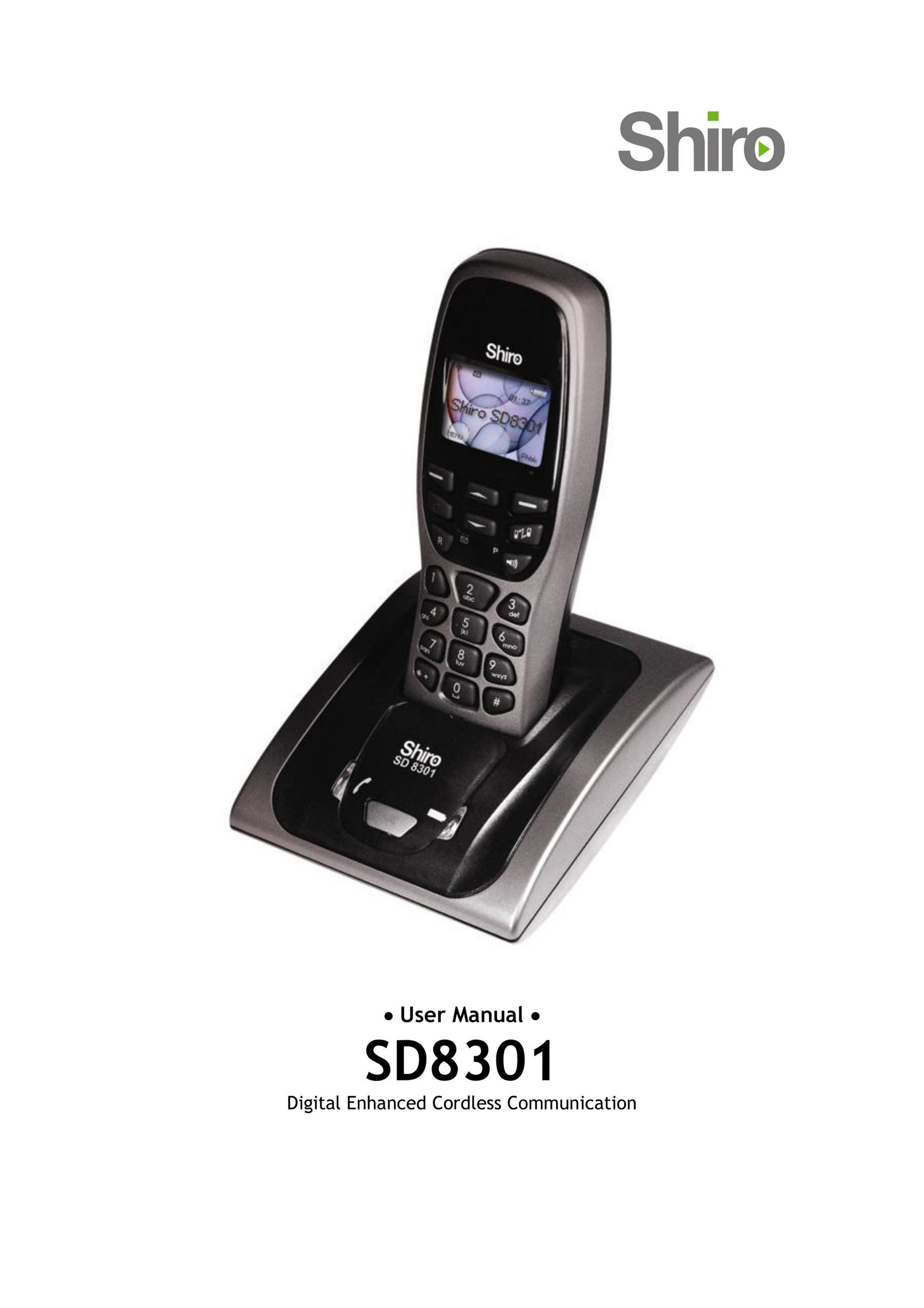 Shiro SD8301 Cordless Telephone User Manual