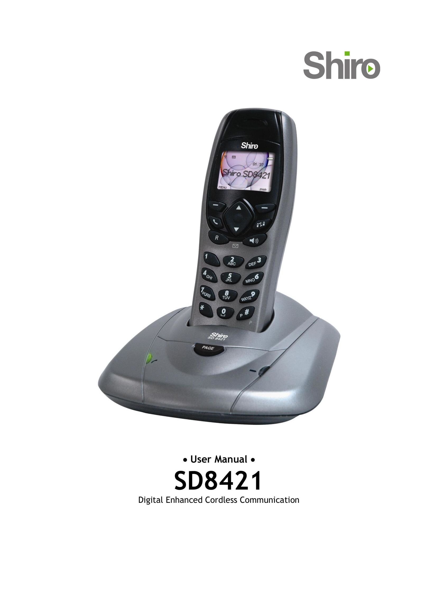 Shiro SD8421 Cordless Telephone User Manual