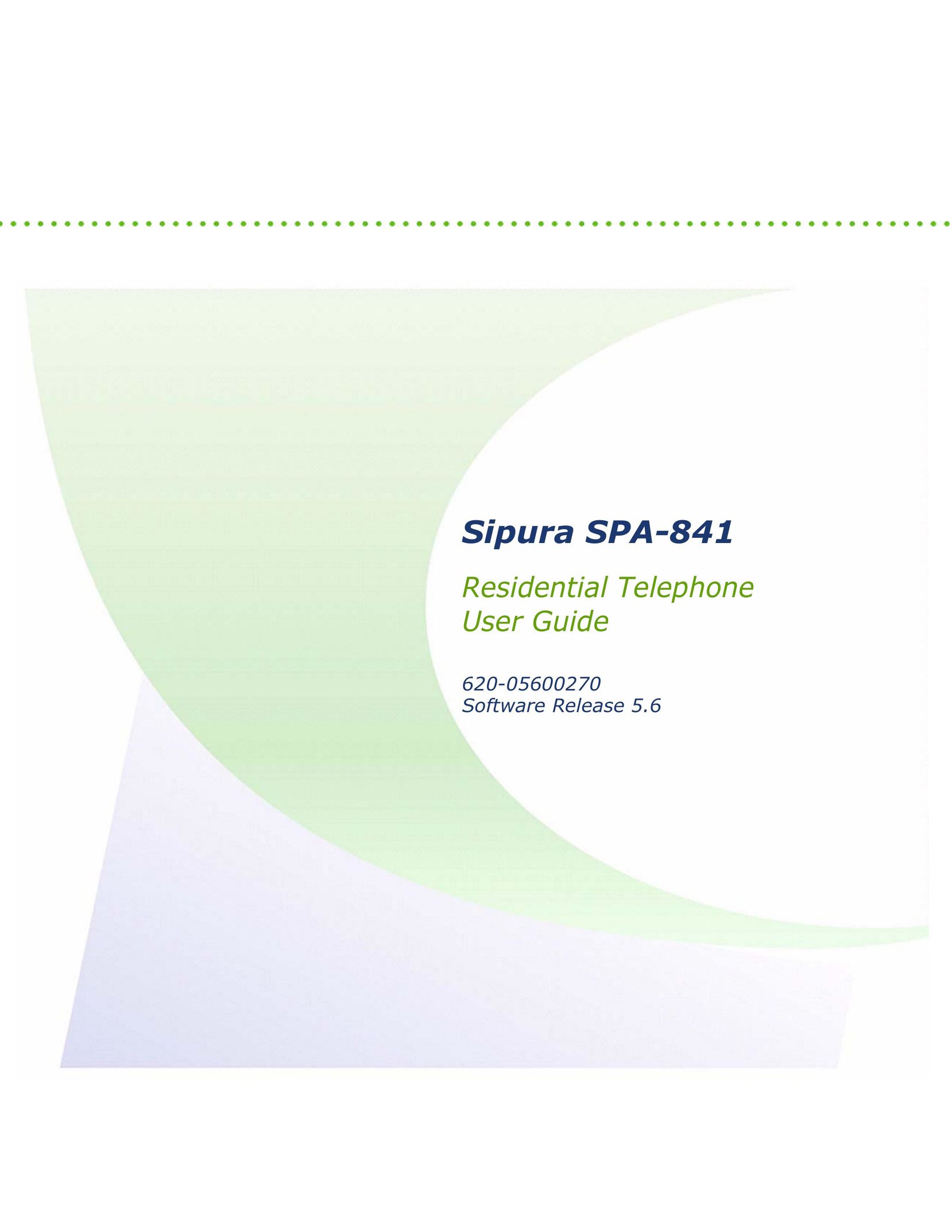 Sipura Technology SPA-841 Cordless Telephone User Manual