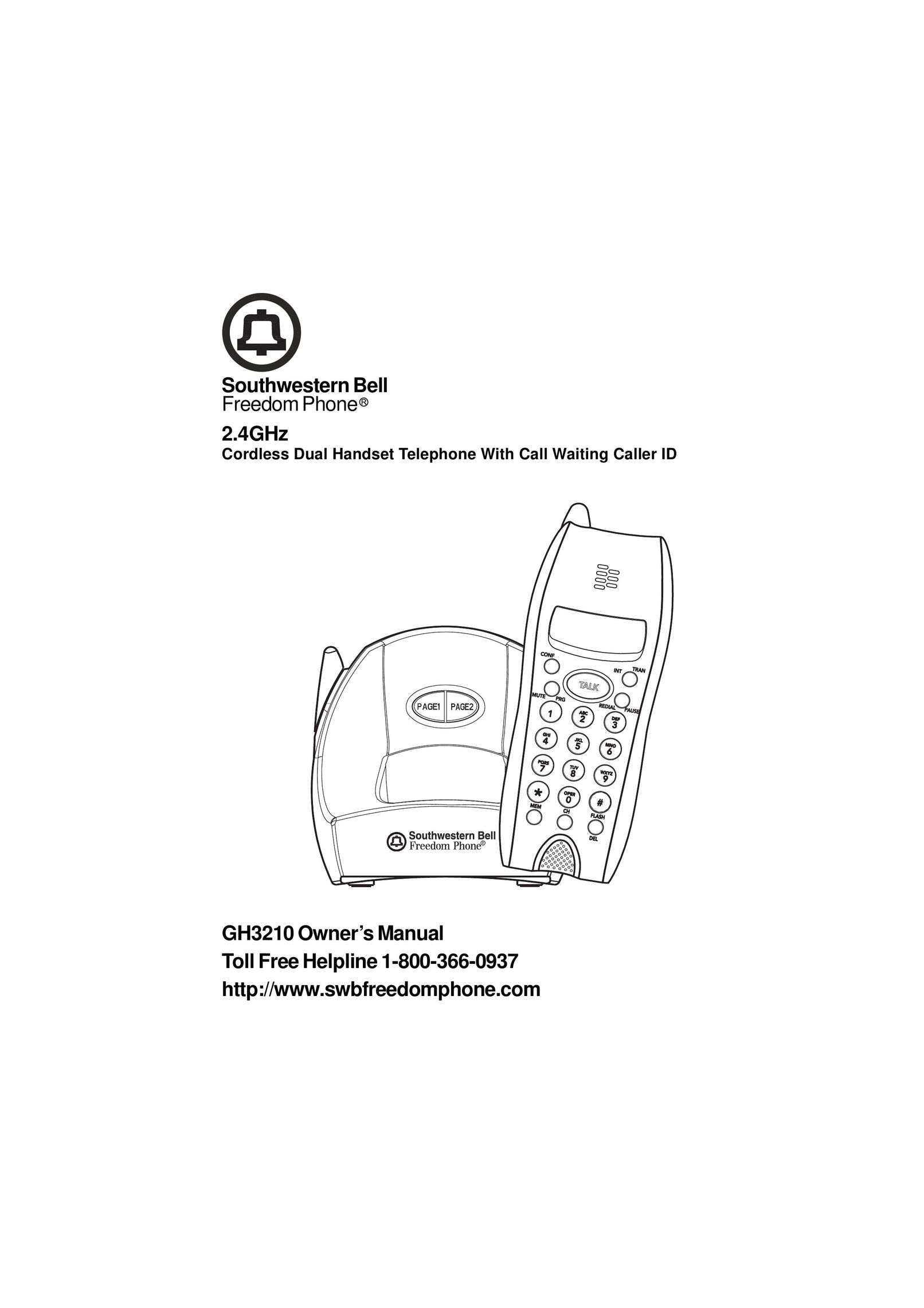 Southwestern Bell GH3210 Cordless Telephone User Manual
