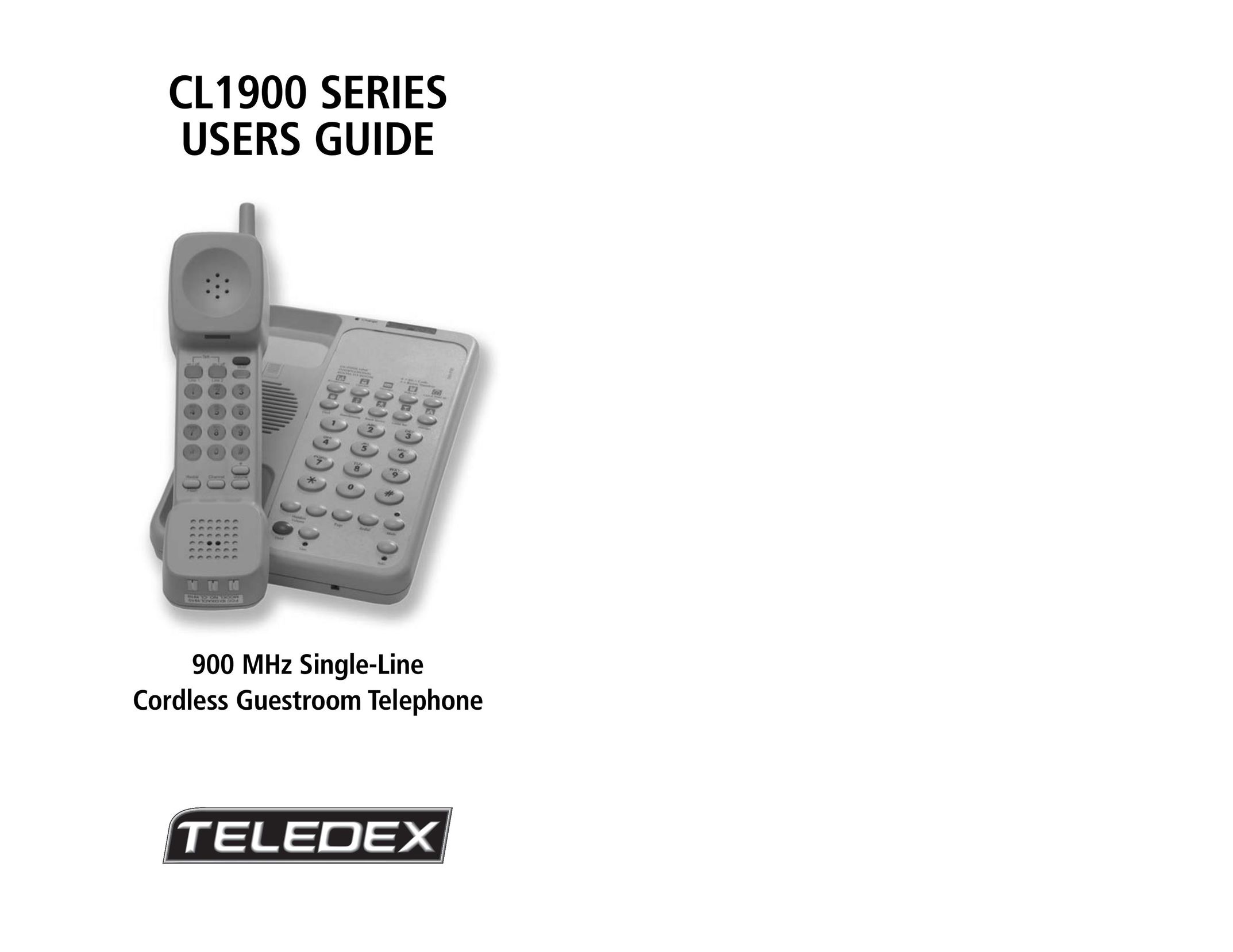 Teledex CL1900 Cordless Telephone User Manual