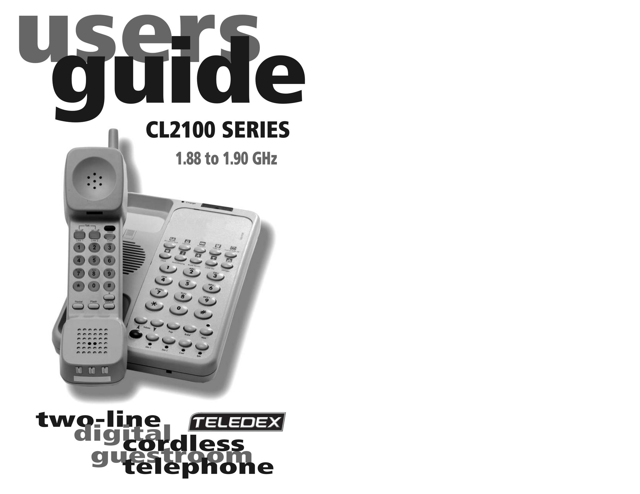 Teledex CL2100 Cordless Telephone User Manual