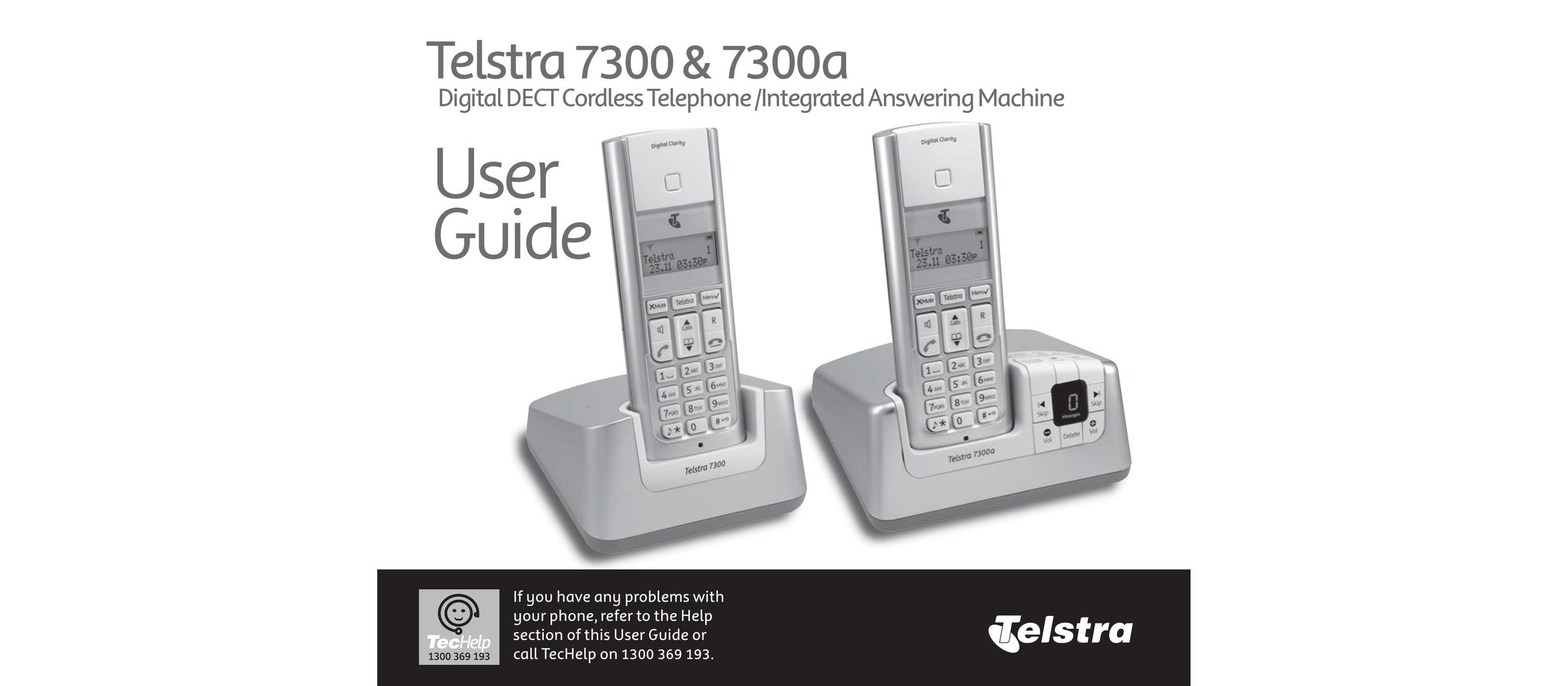 Telstrat 7300 Cordless Telephone User Manual